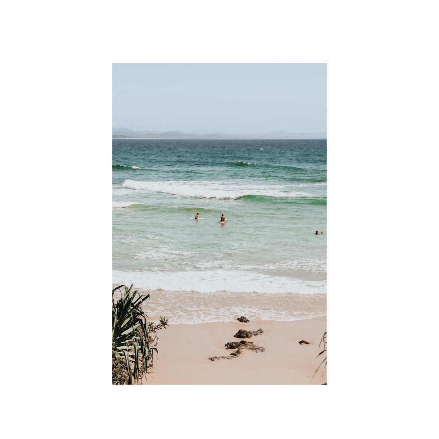 Lets Go Trippin' Byron Bay Surf coastal wall art 24 x 36 in unframed fine art canvas