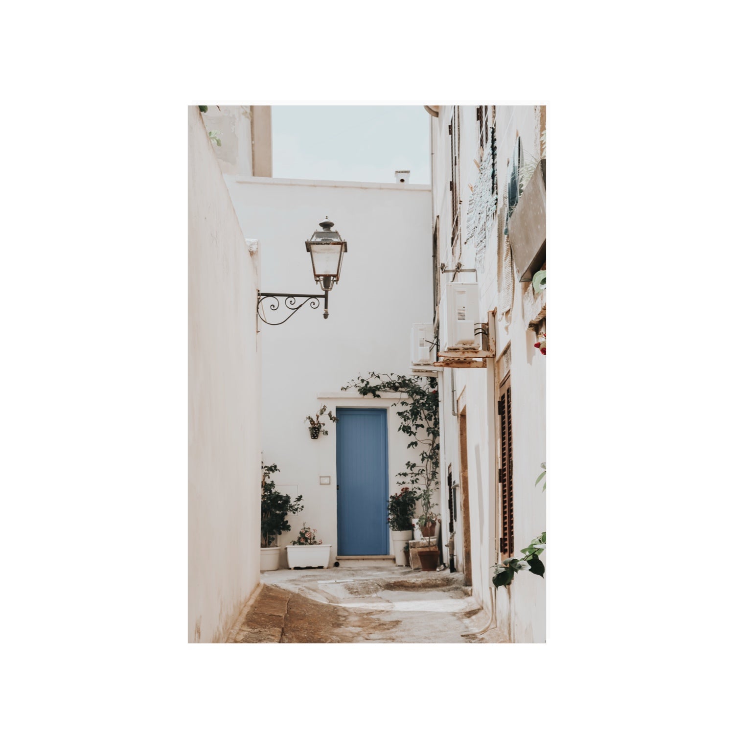 Entry Envy Puglia Ostuni wall art 24 x 36 in unframed fine art canvas