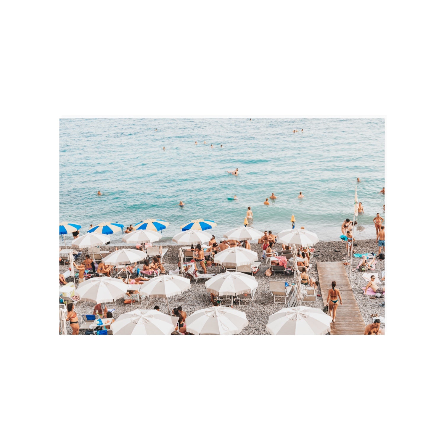 Dreamscape Amalfi Italian beach wall art 24 x 36 in unframed fine art canvas