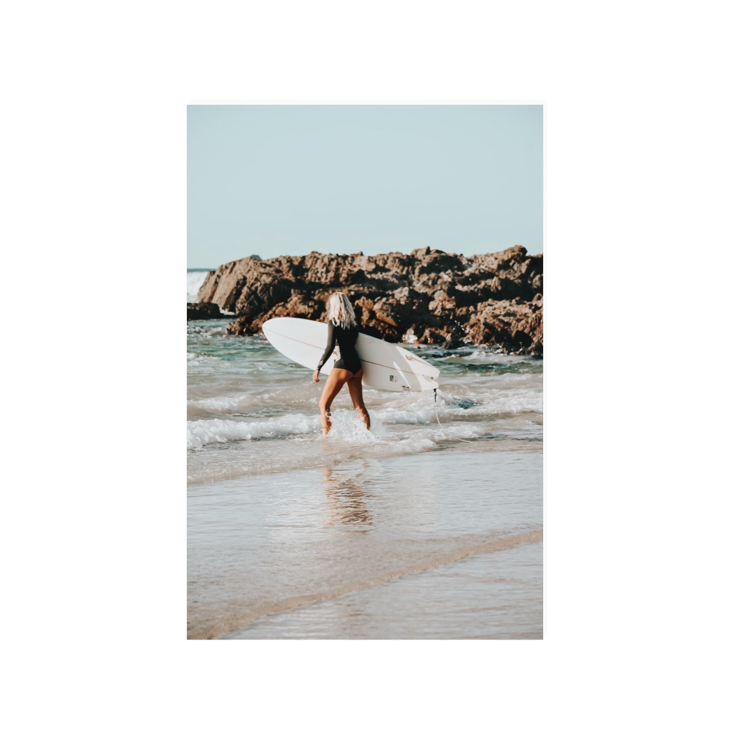 Bethany Byron Bay Surf coastal decor wall art 24 x 36 in unframed fine art canvas