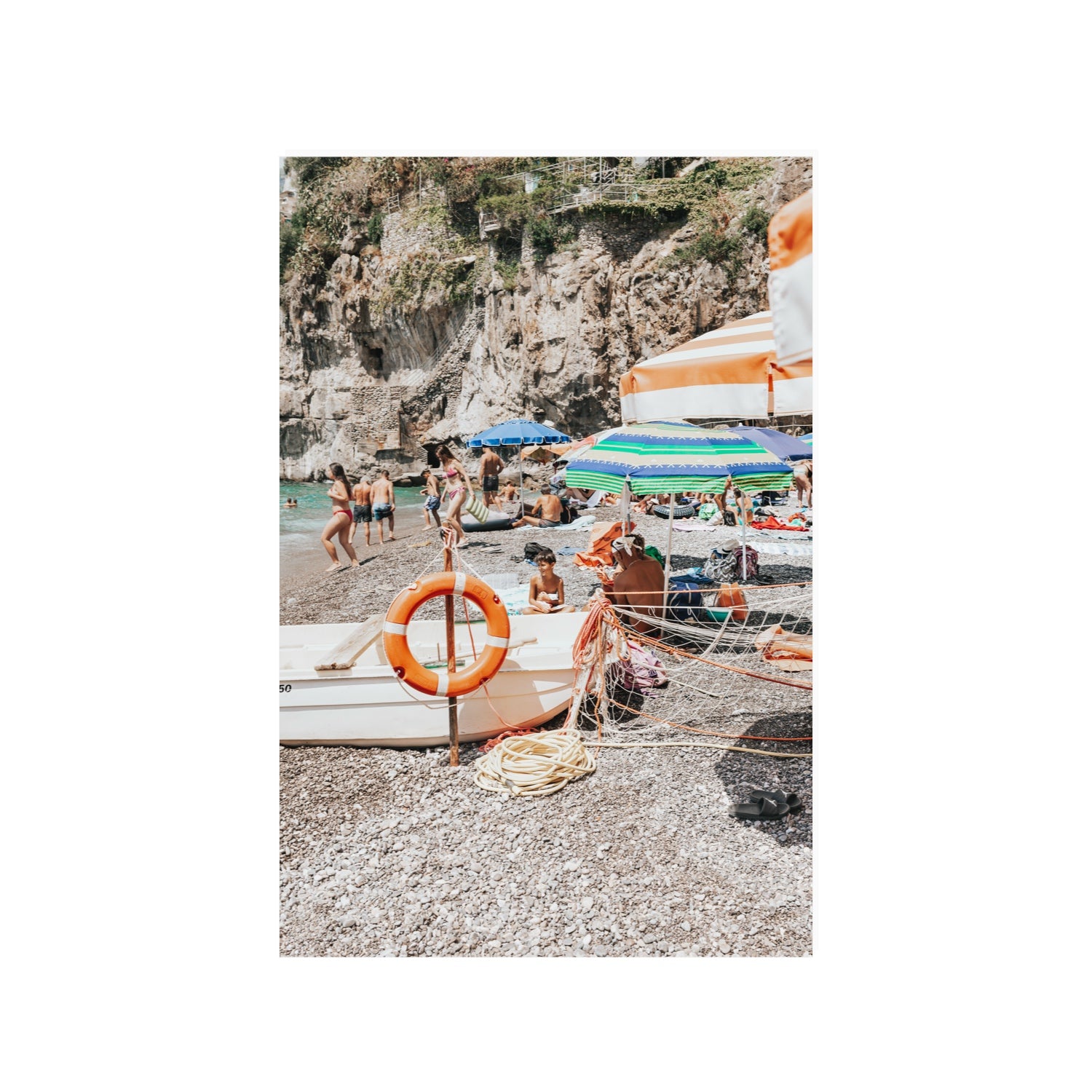 Il Ragazzo fine art print, Positano, Italy, 24 x 36 in, Unframed, Fine Art Canvas