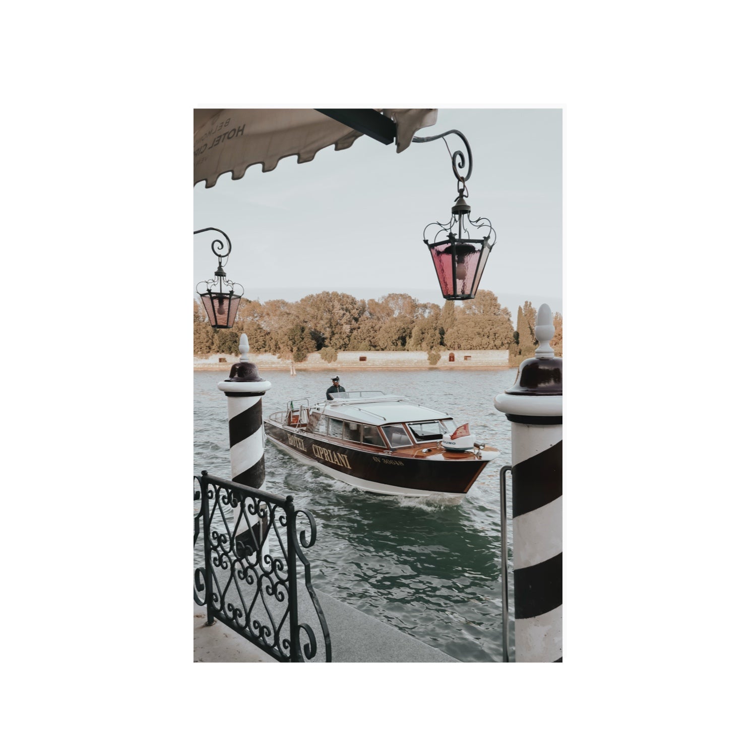 Taxi Shuttle Venice wall art 24 x 36 in unframed fine art canvas