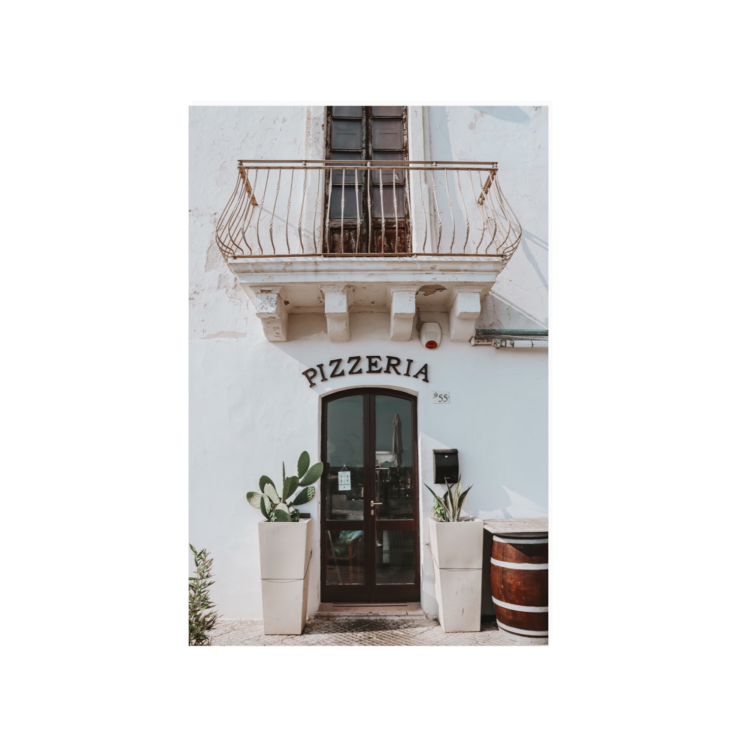 Pizzeria Puglia Italian wall art 24 x 36 in unframed fine art canvas