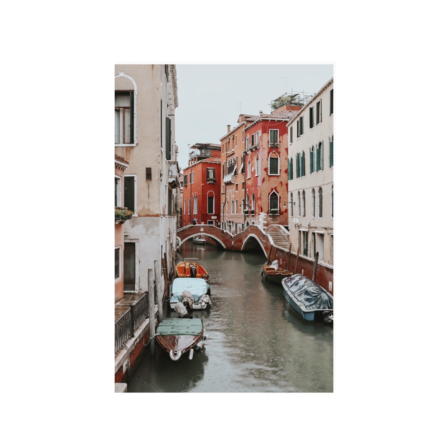 City of Water Venice Italian Mediterranean decor wall art 24 x 36 in unframed fine art canvas