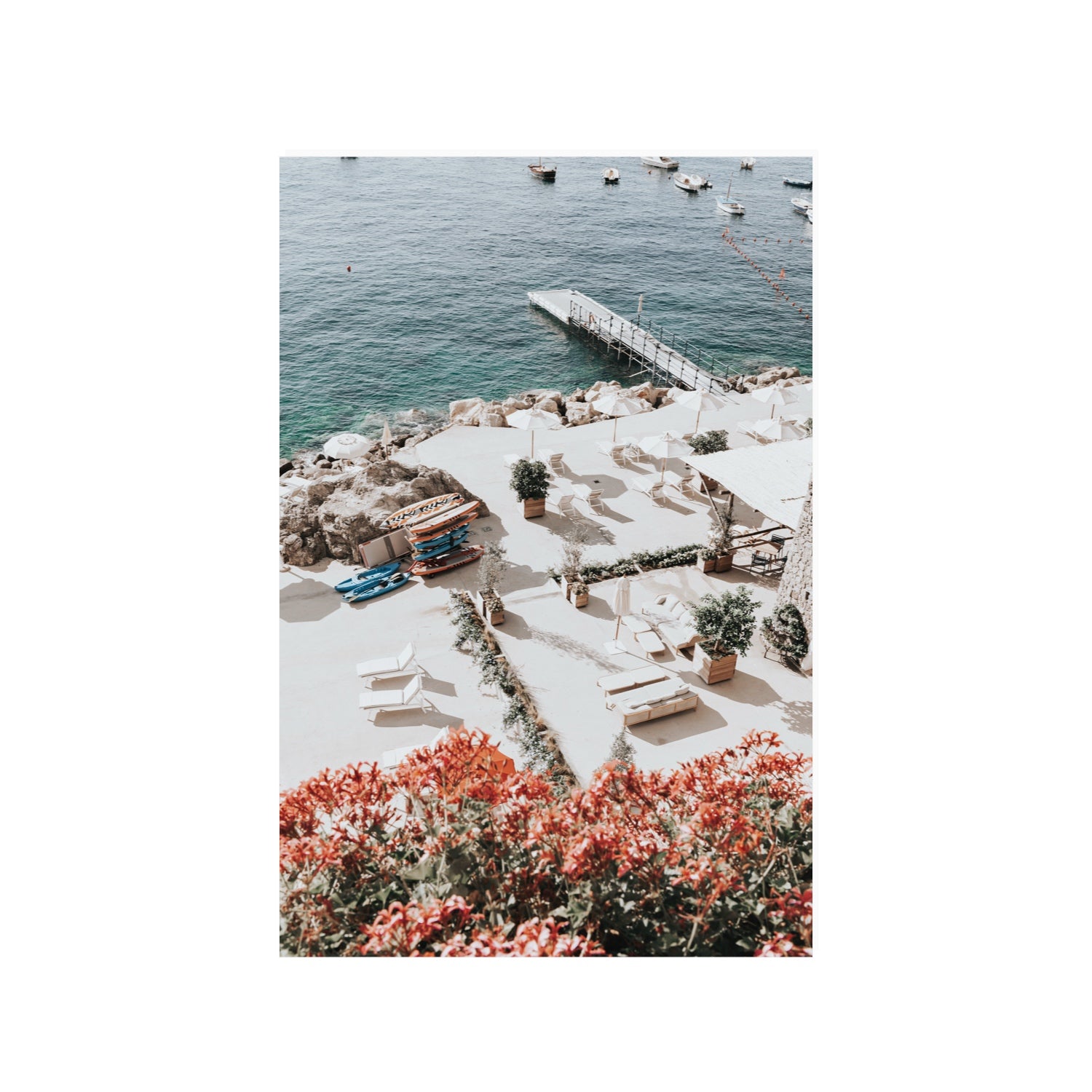 A Work of Art Amalfi coastal wall art 24 x 36 in unframed fine art canvas