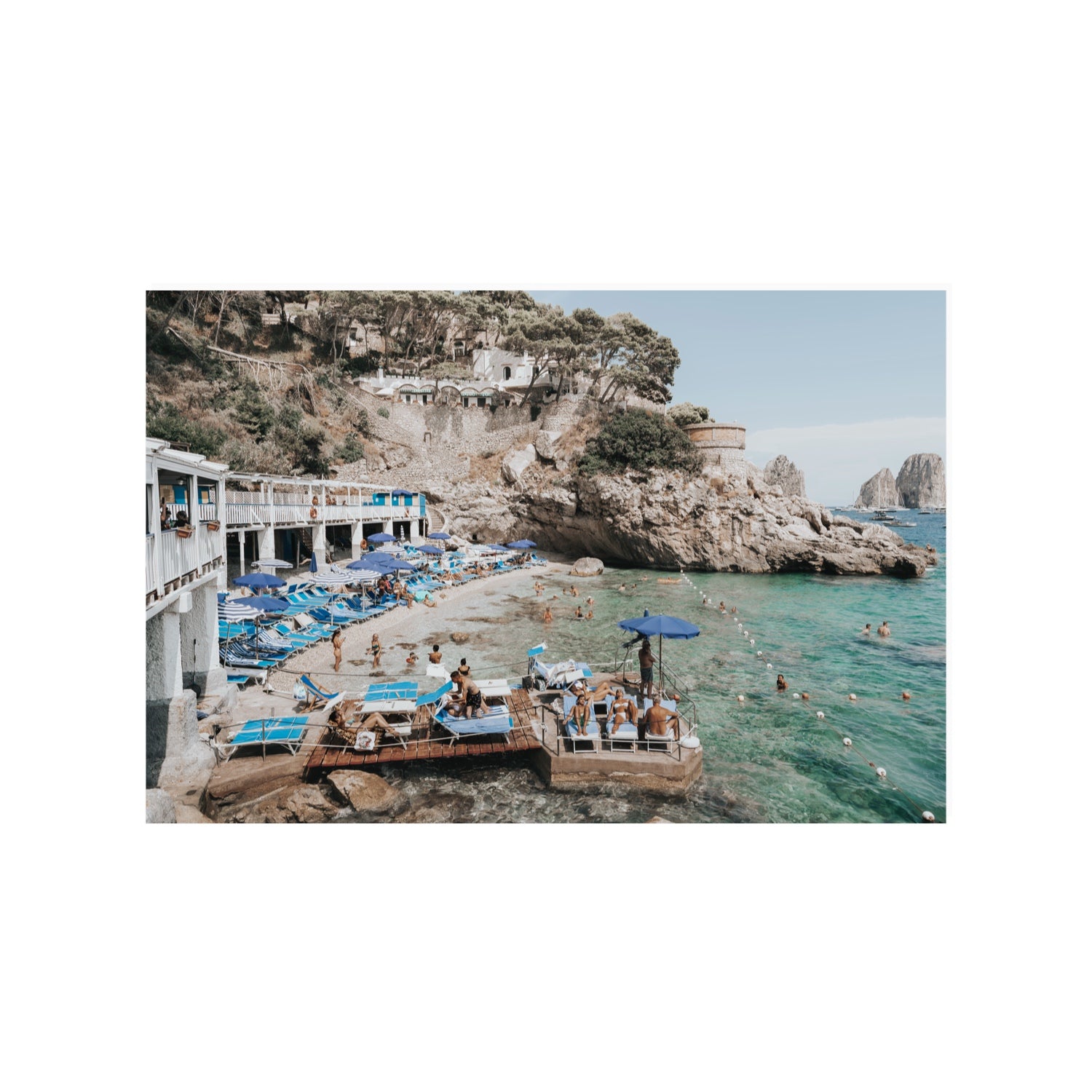 Vita Bella fine art print, Capri, Italy, 24 x 36 in, Unframed, Fine Art Canvas
