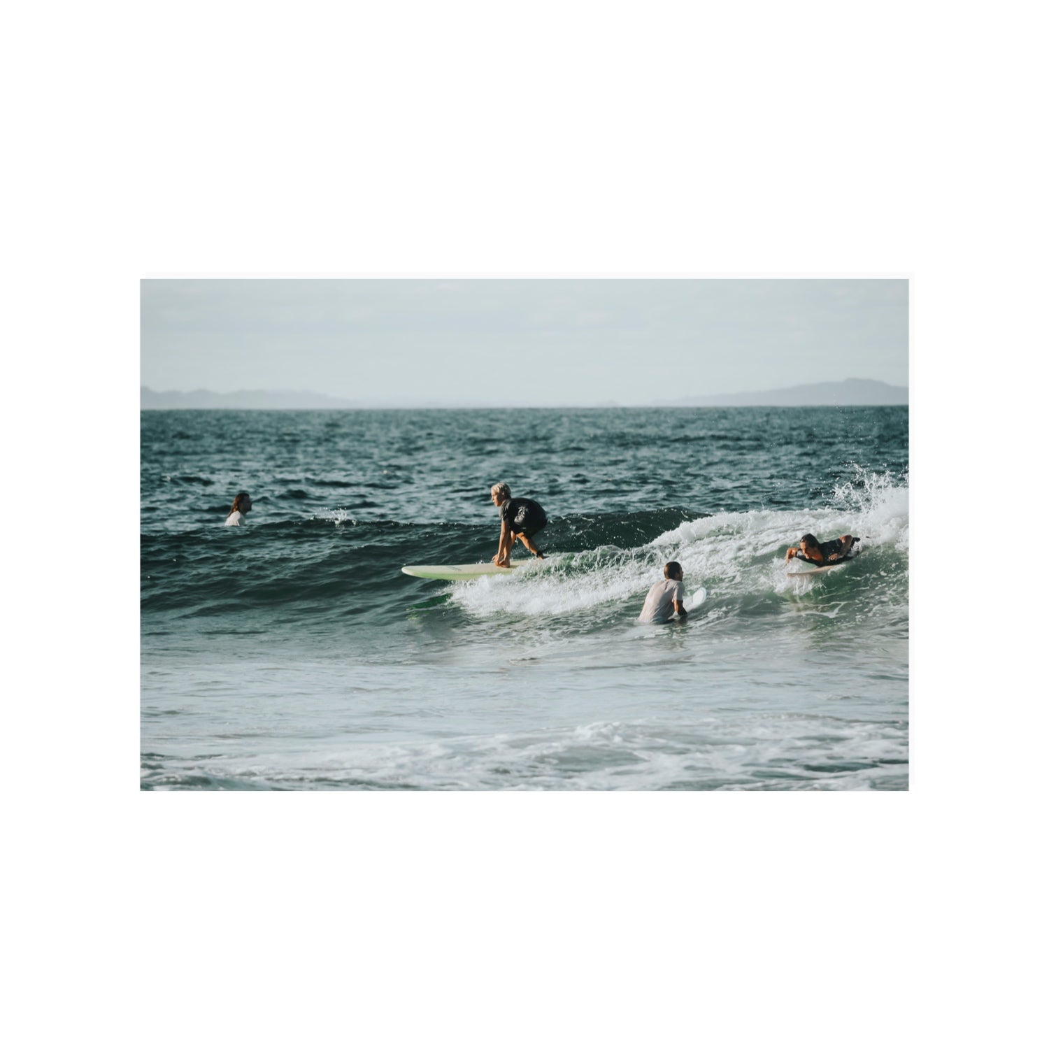 The Boys of Summer Byron Bay Surf coastal wall art 24 x 36 in unframed fine art canvas