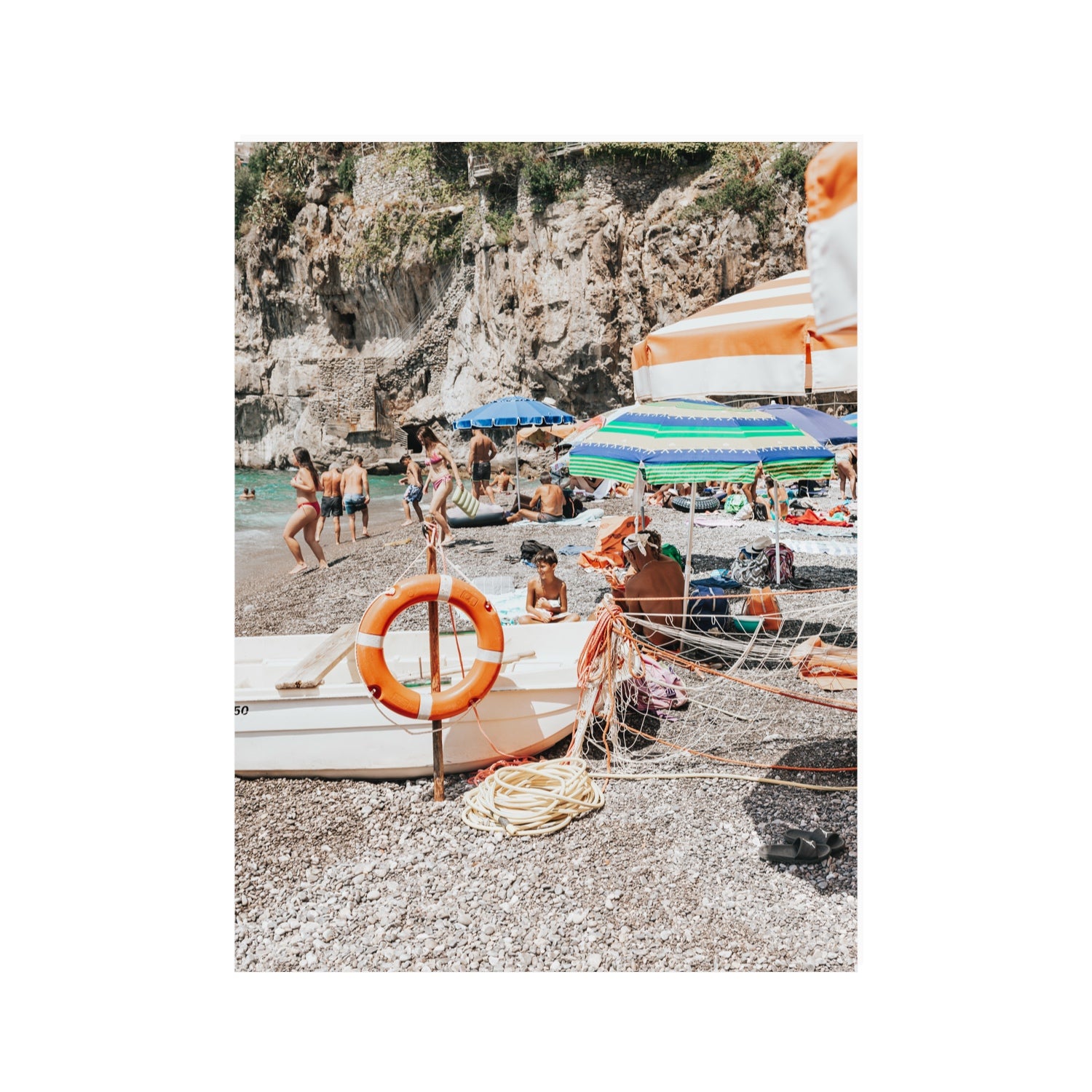 Il Ragazzo fine art print, Positano, Italy, 30 x 40 in, Unframed, Fine Art Canvas
