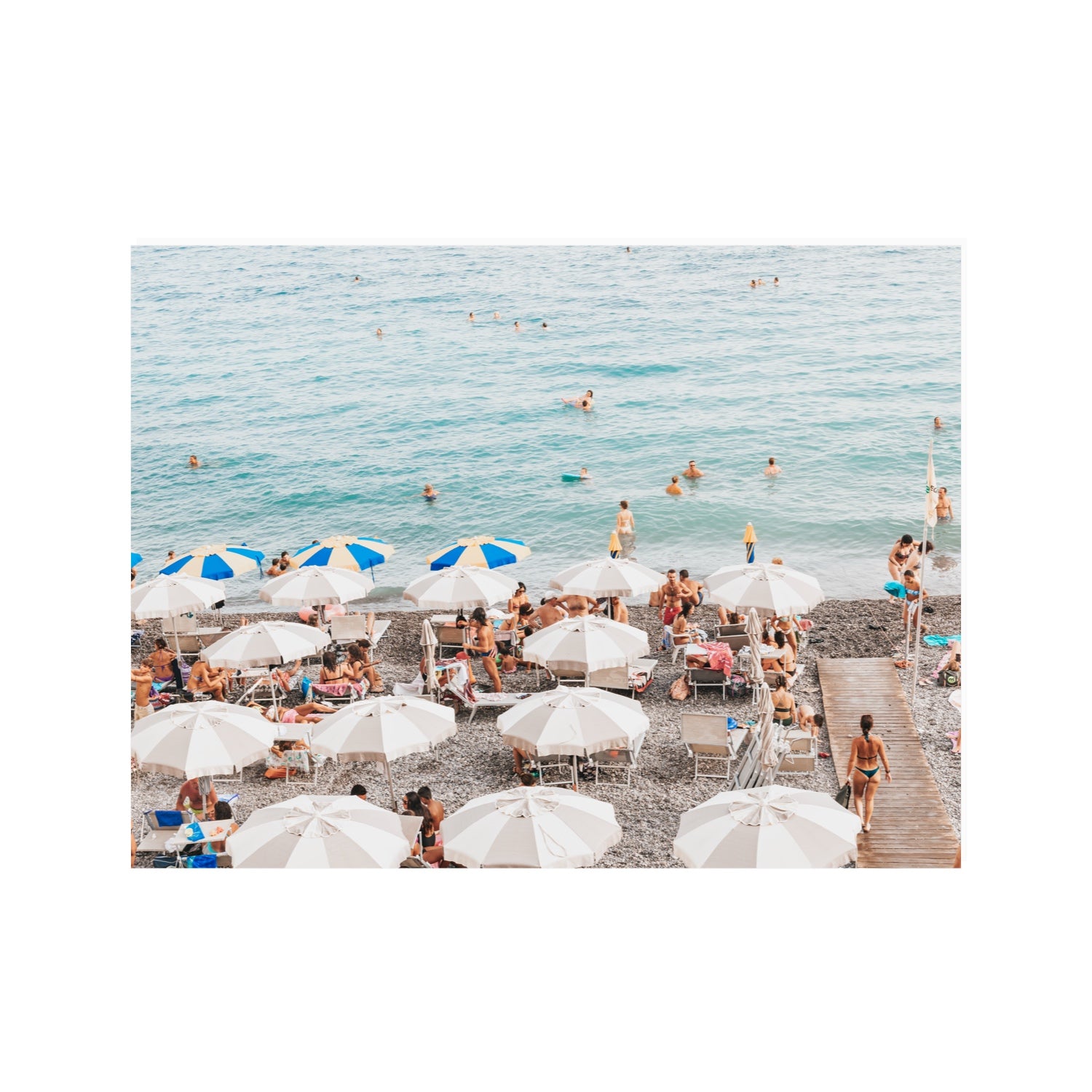 Dreamscape Amalfi Italian beach wall art 30 x 40 in unframed fine art canvas