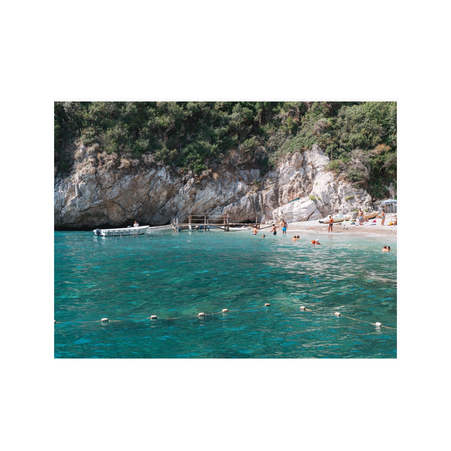 Azure Abyss Nerano wall art 30 x 40 in unframed fine art canvas