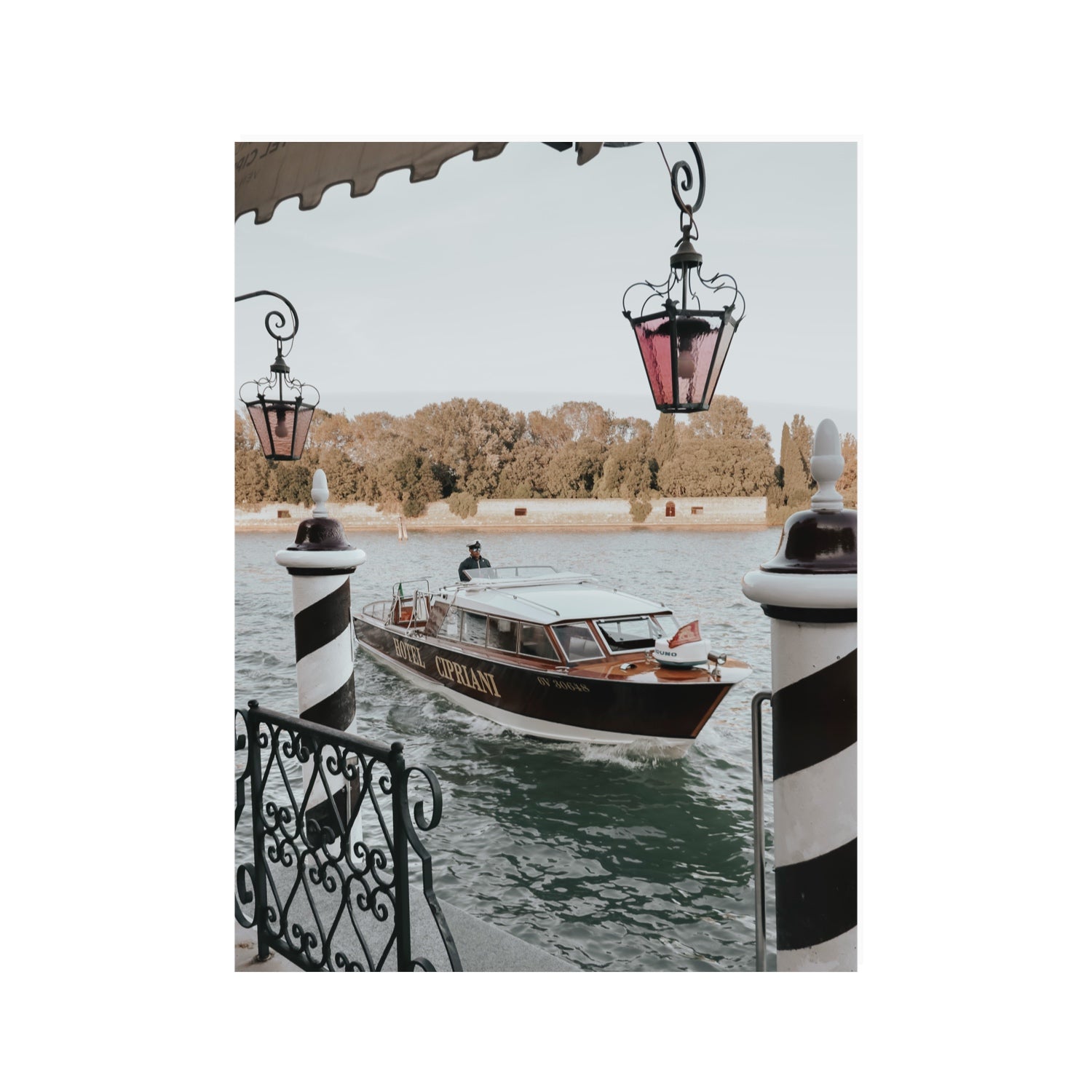 Taxi Shuttle Venice wall art 30 x 40 in unframed fine art canvas