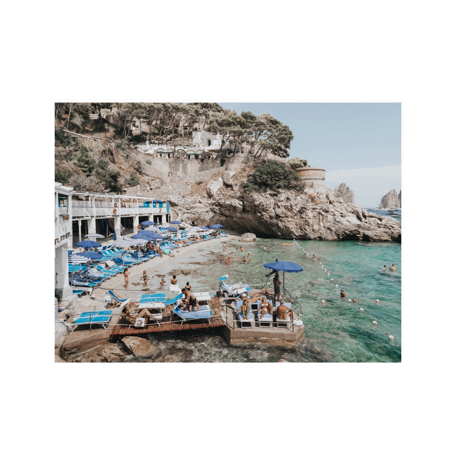 Vita Bella fine art print, Capri, Italy, 30 x 40 in, Unframed, Fine Art Canvas