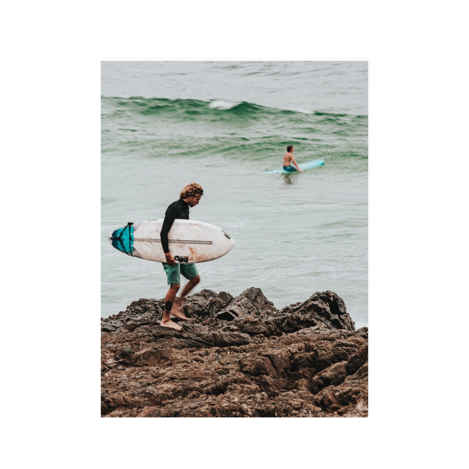 Not All Who Wander Are Lost Byron Bay Surf wall art 30 x 40 in unframed fine art canvas
