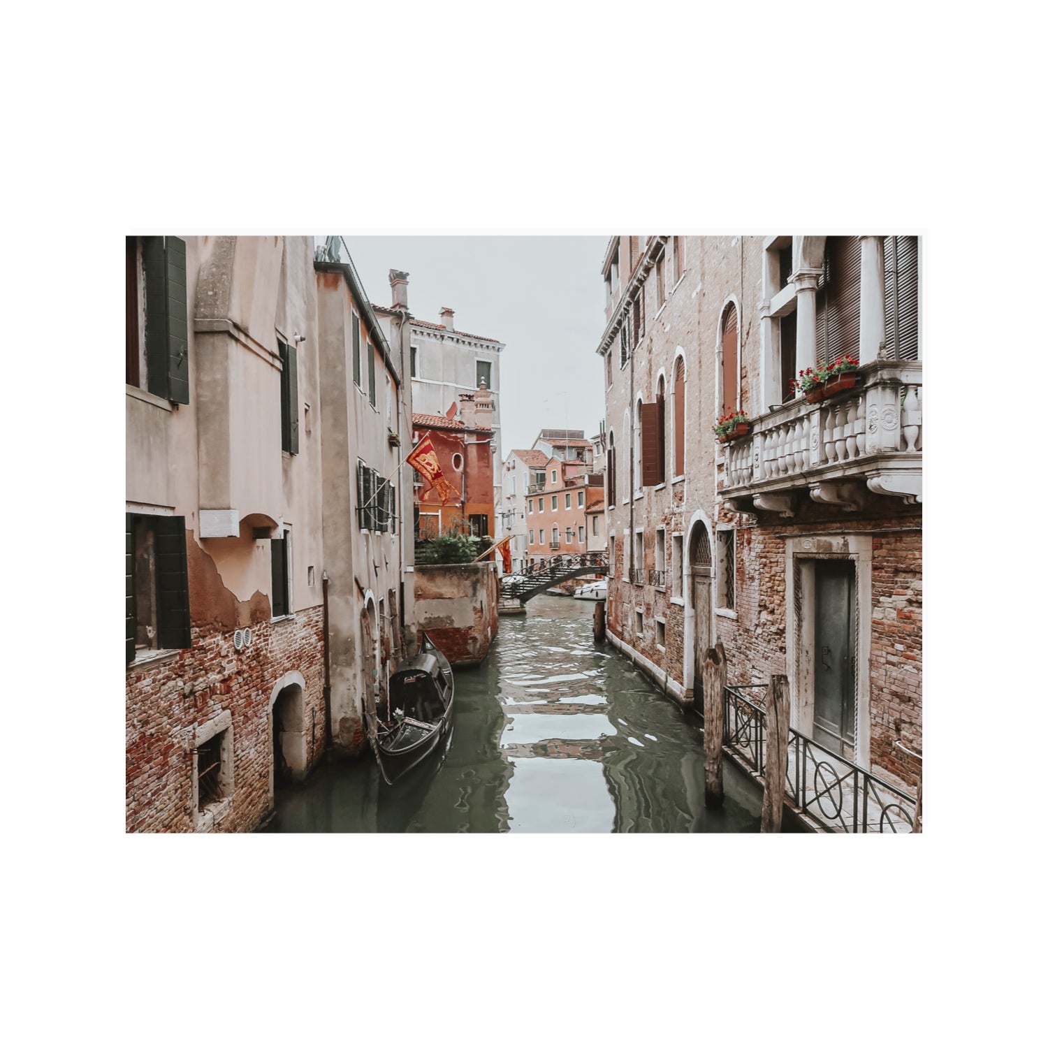 Venetian Gothic Venice Canal Italian wall art 30 x 40 in unframed fine art canvas