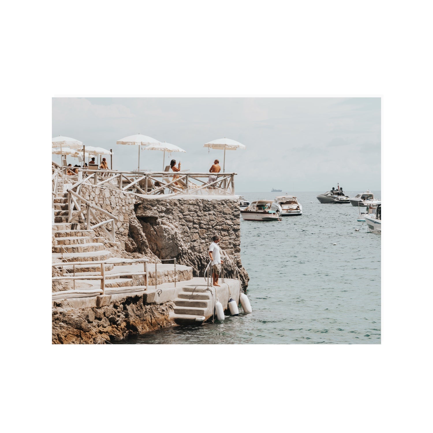 Conca Del Sogno fine art print, Nerano, Italy, 30 x 40 in, Unframed, Fine Art Canvas