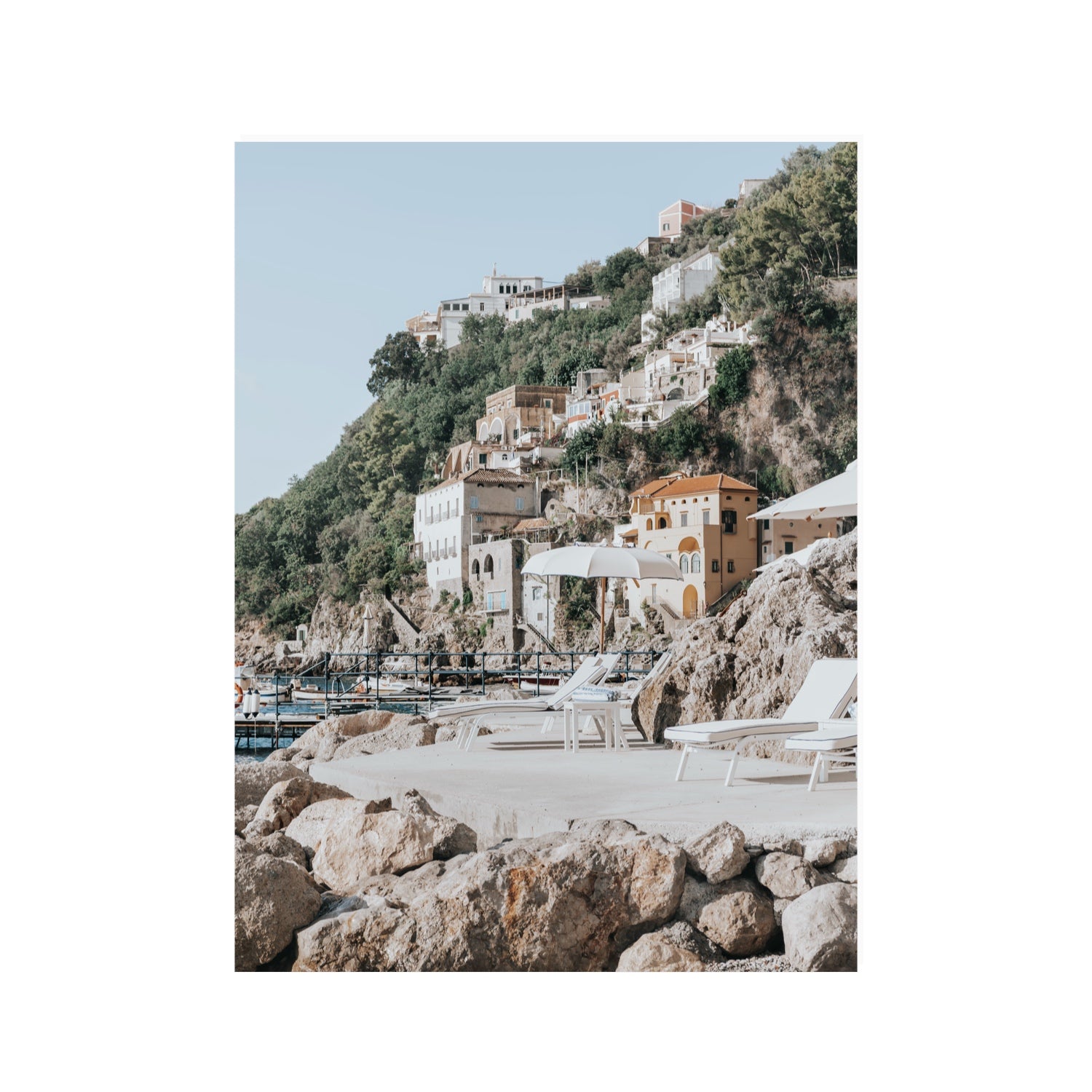 Dolce Coast Amalfi travel photography wall art 30 x 40 in unframed fine art canvas