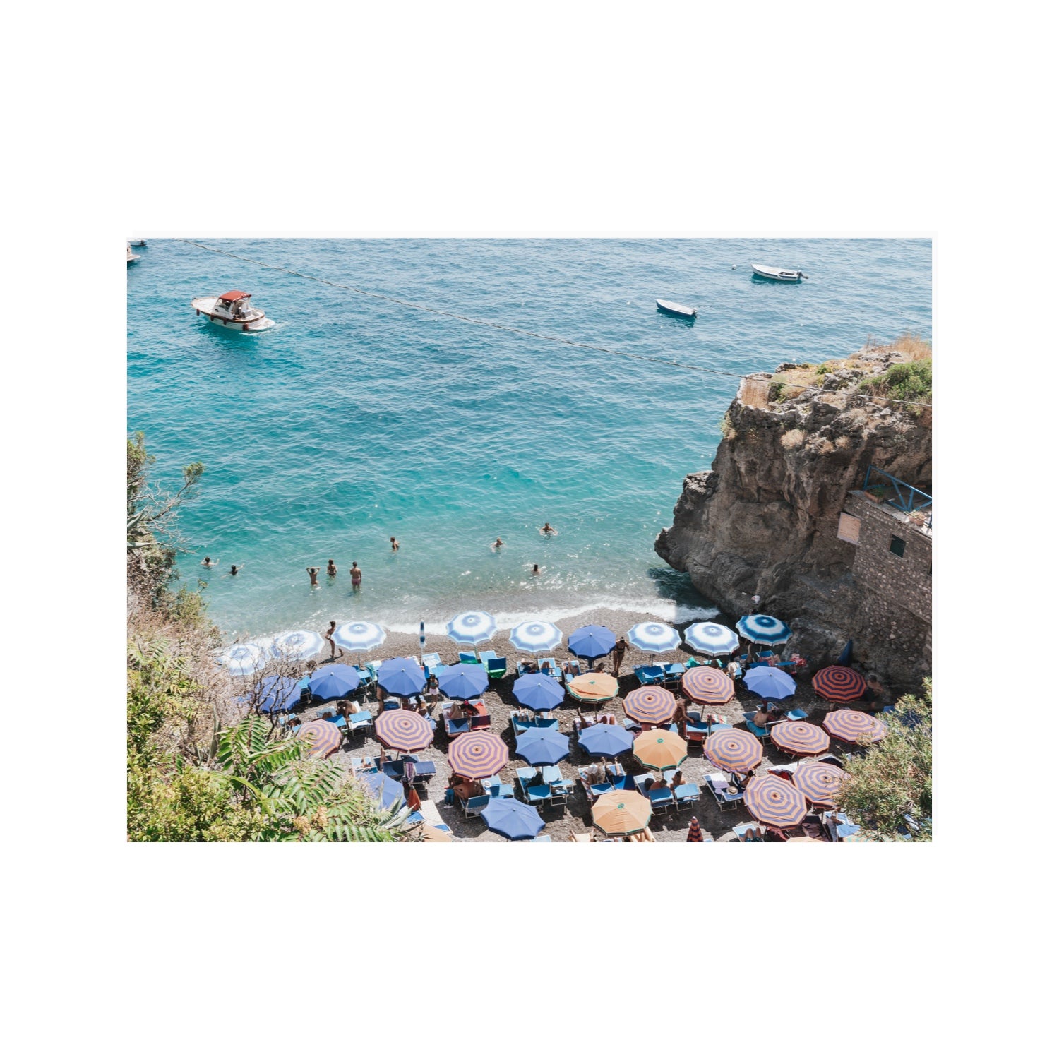 The Cove fine art print, Positano, Italy, 30 x 40 in, Unframed, Fine Art Canvas