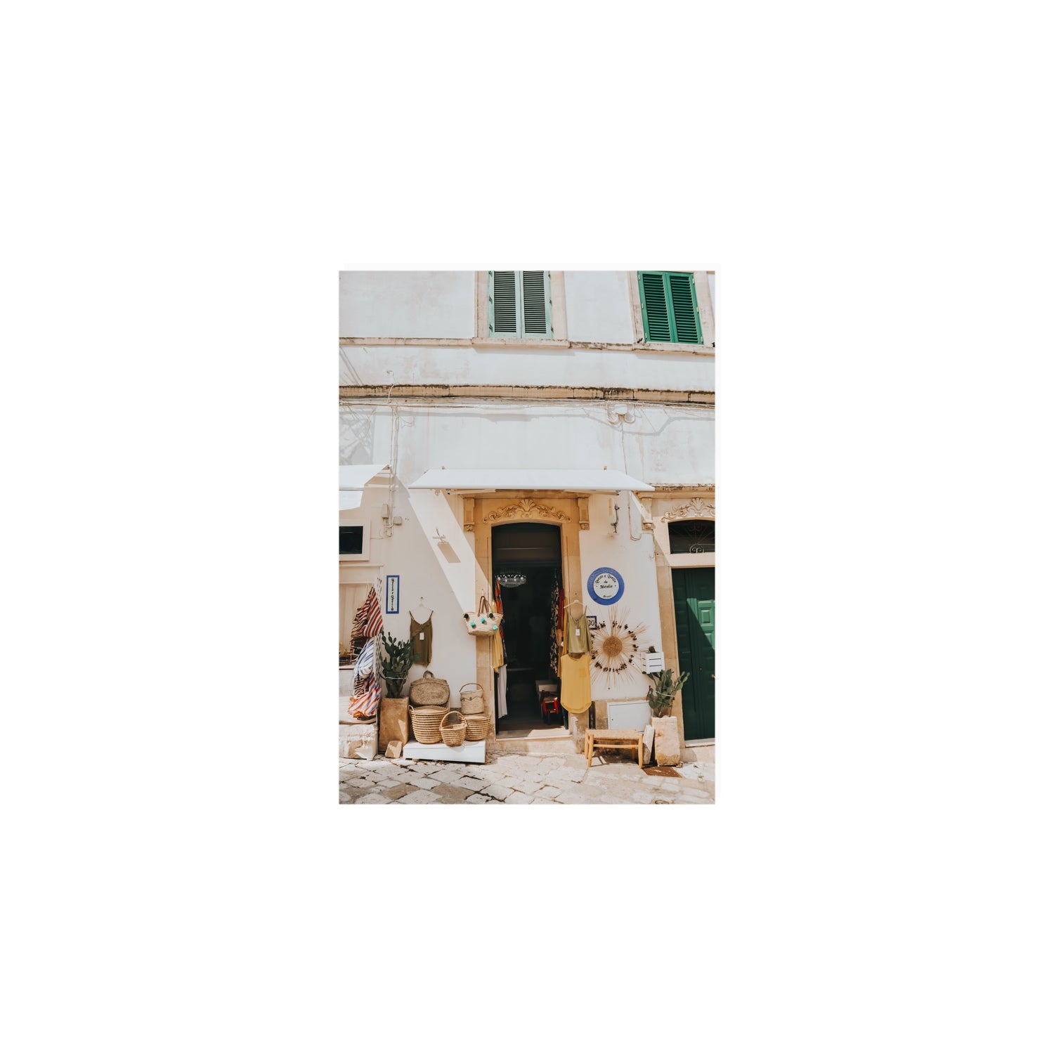 Artisan Ambience Puglia Italian wall art A5, 21 x 14.8 cm unframed fine art print