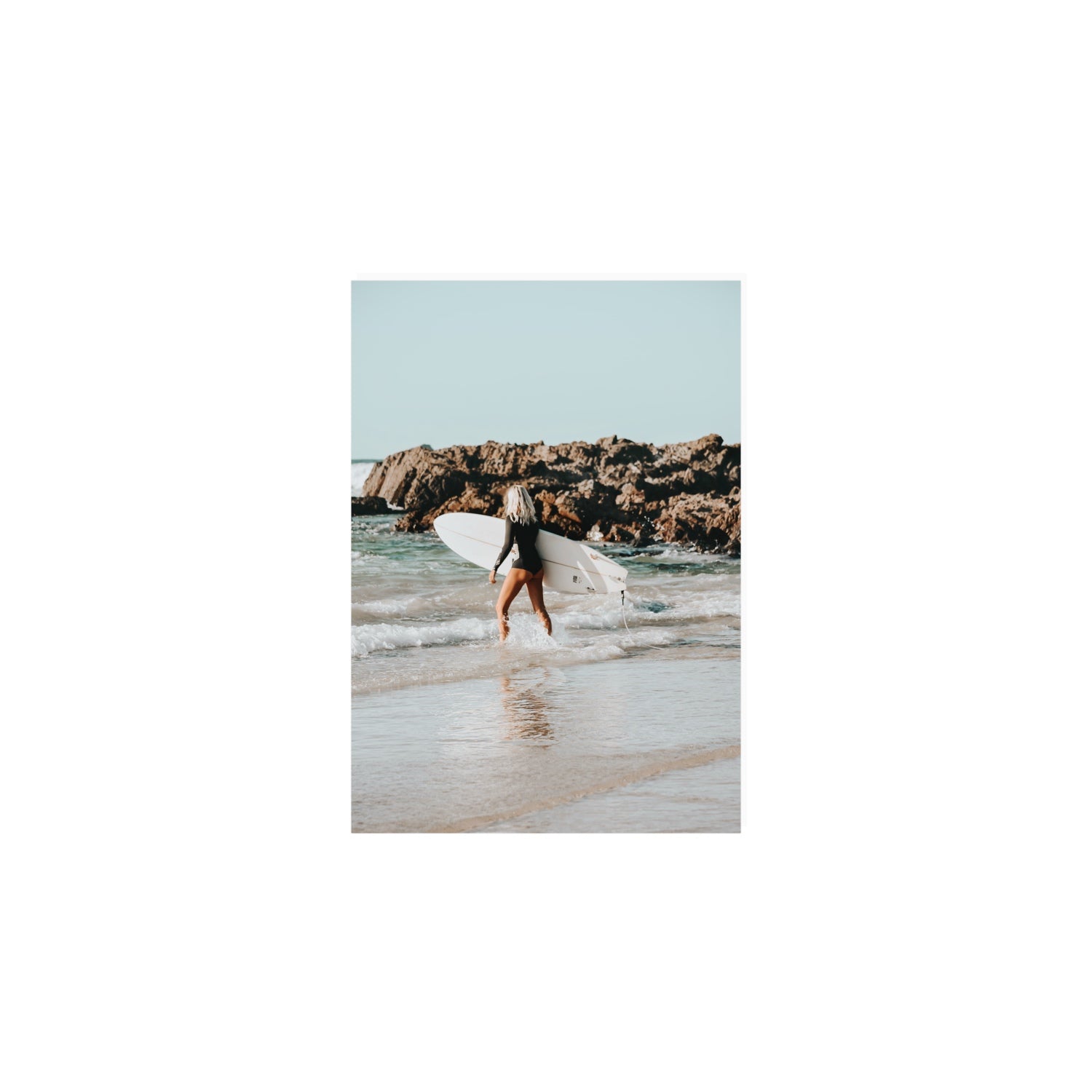 Bethany Byron Bay Surf coastal decor wall art A5, 21 x 14.8 cm unframed fine art print