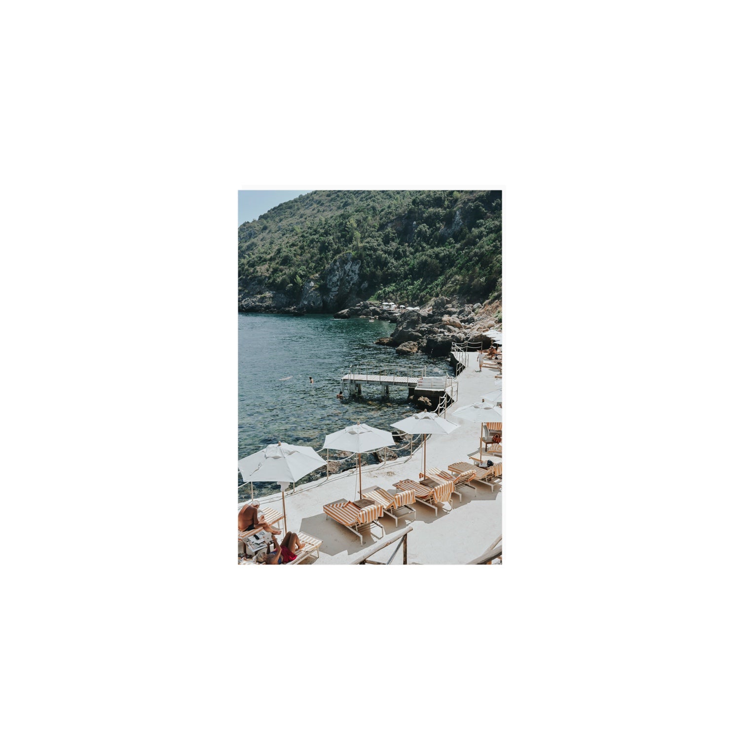 Always Better Together Tuscany coastal Italian wall art A5, 21 x 14.8 cm unframed fine art print