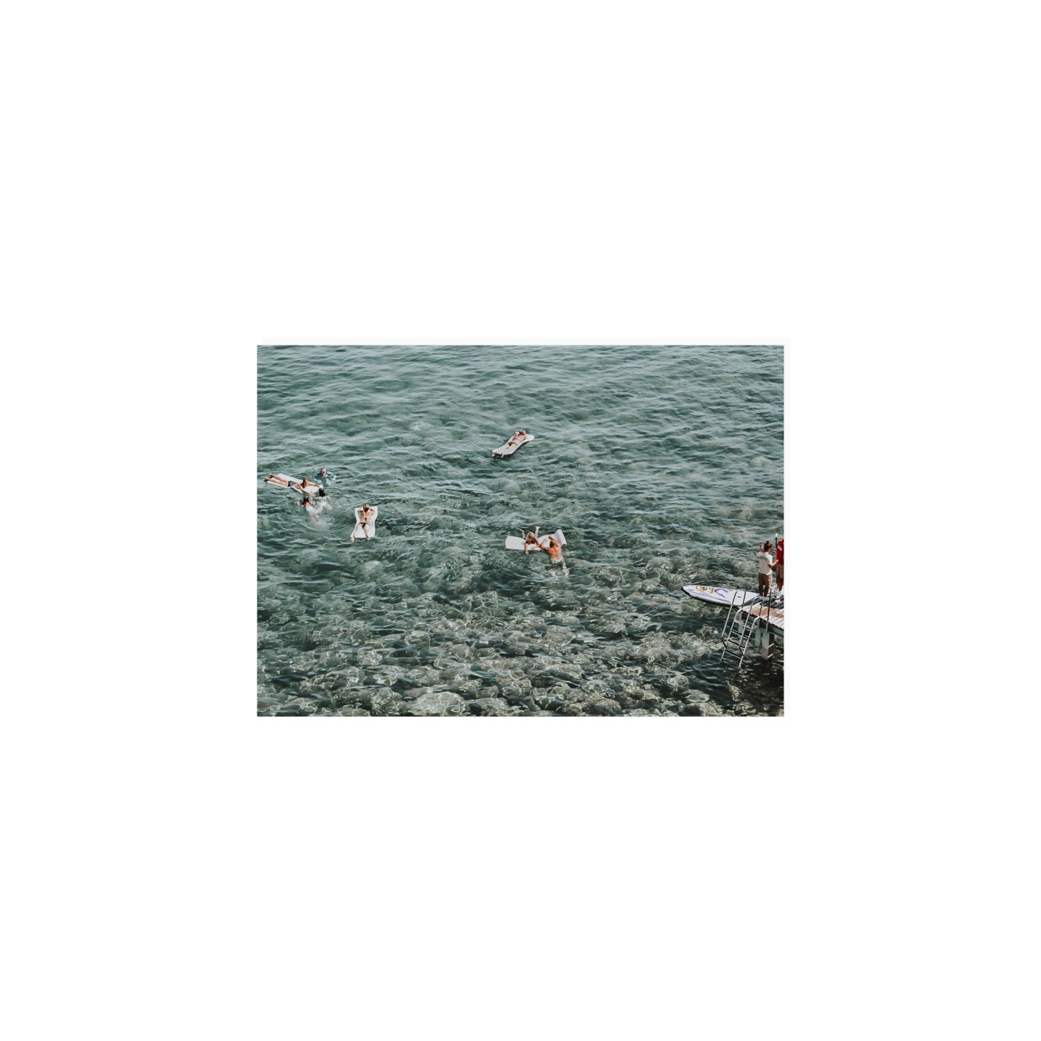 Having A Whale Of A Time Tuscany coastal wall art A5, 21 x 14.8 cm unframed fine art print