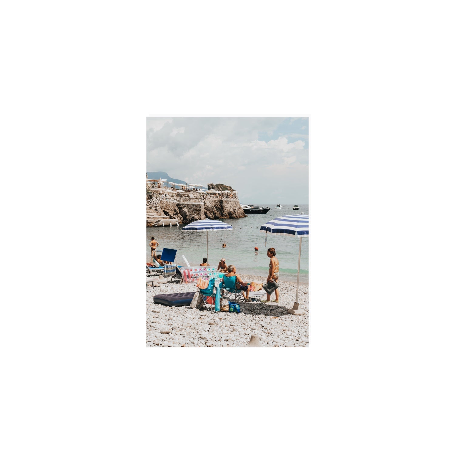 Couple Goals Nerano Amalfi Coast coastal wall art A5, 21 x 14.8 cm unframed fine art print