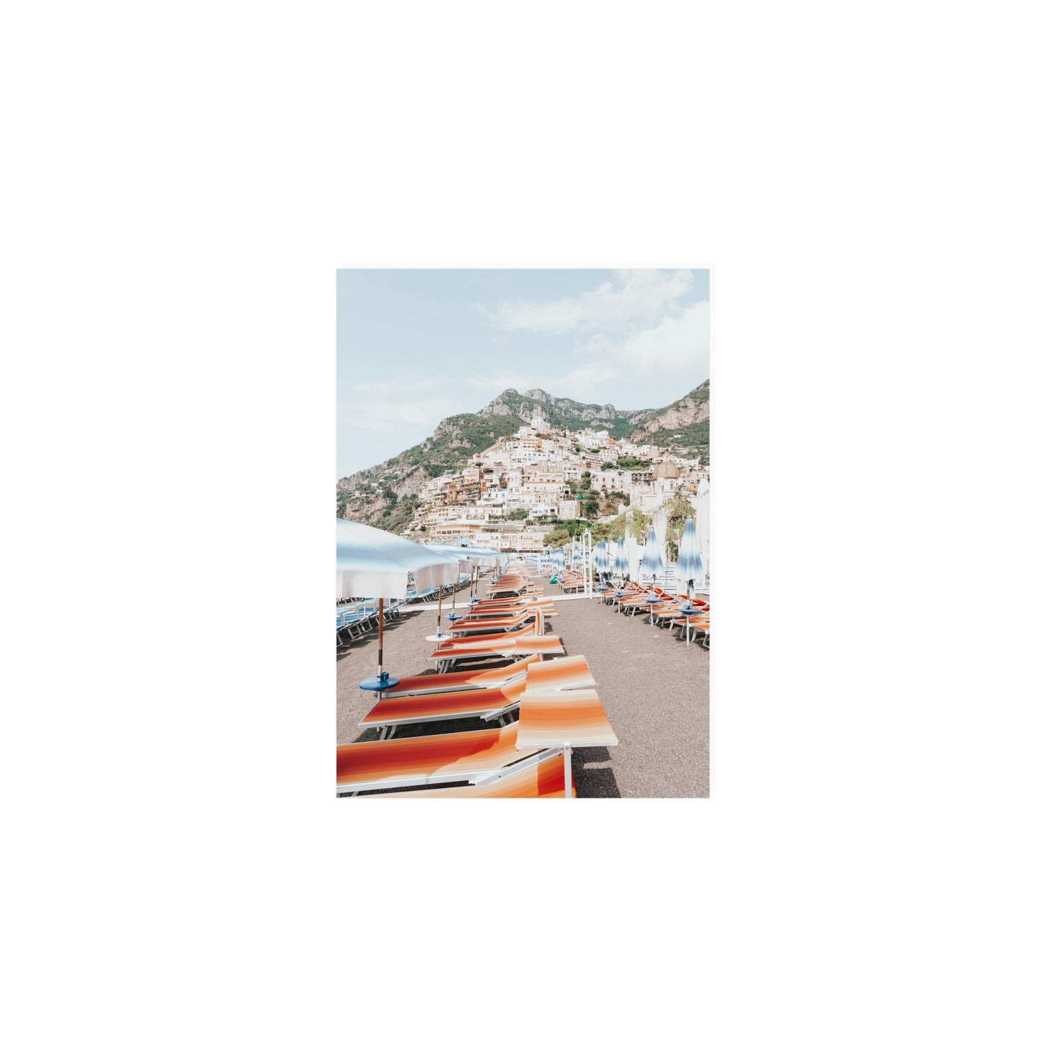 A Symphony of Colours fine art print, Positano, Italy, A5 · 21 x 14.8 cm, Unframed, Fine Art Print