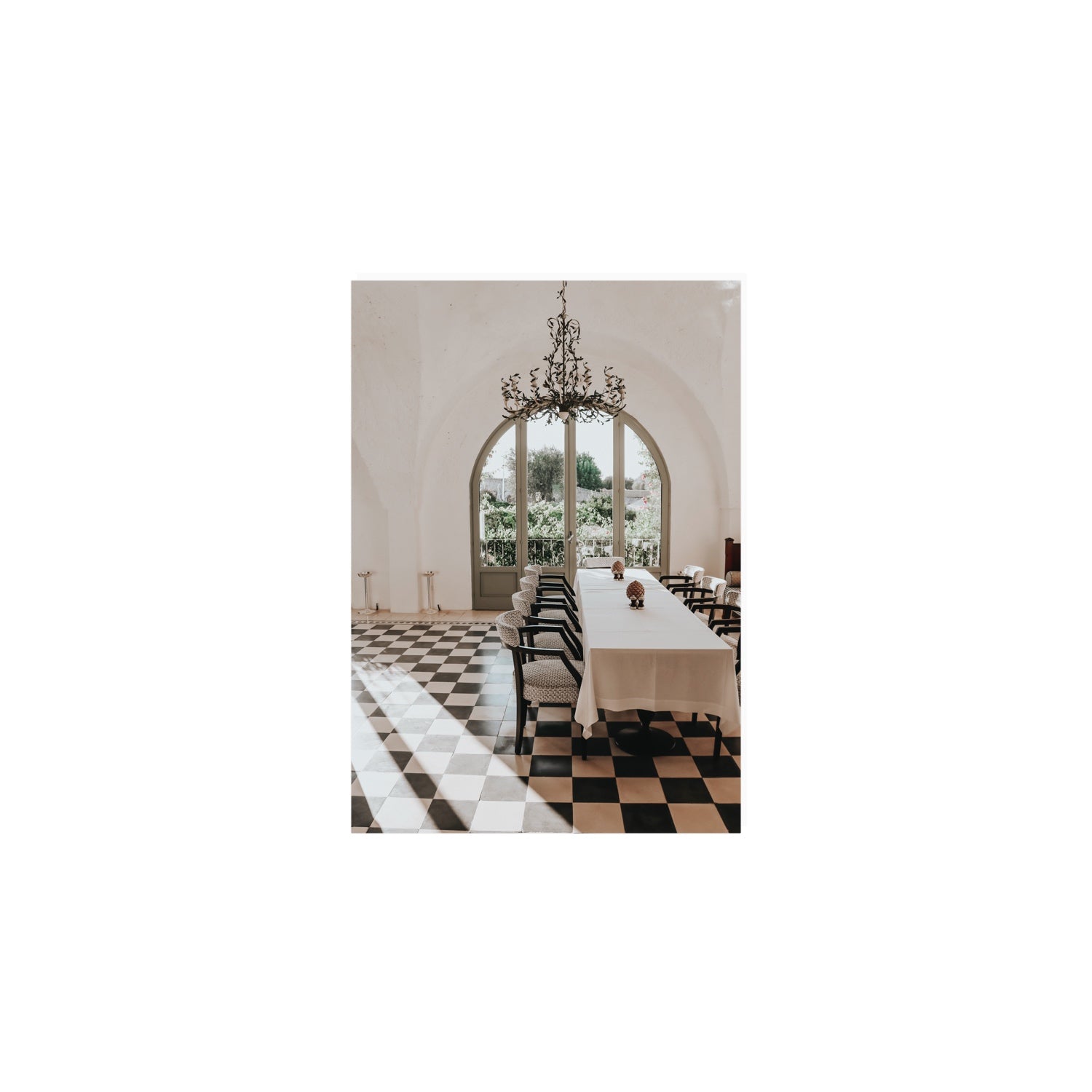 Sunbeam Feast Puglia Wall Italian fine art print A5, 21 x 14.8 cm unframed fine art print