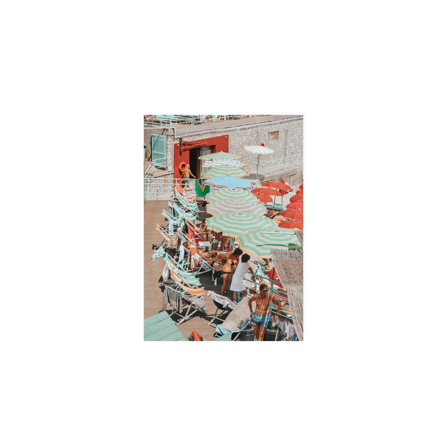 Colourful Canopy fine art print, Capri, Italy, A5 · 21 x 14.8 cm, Unframed, Fine Art Print