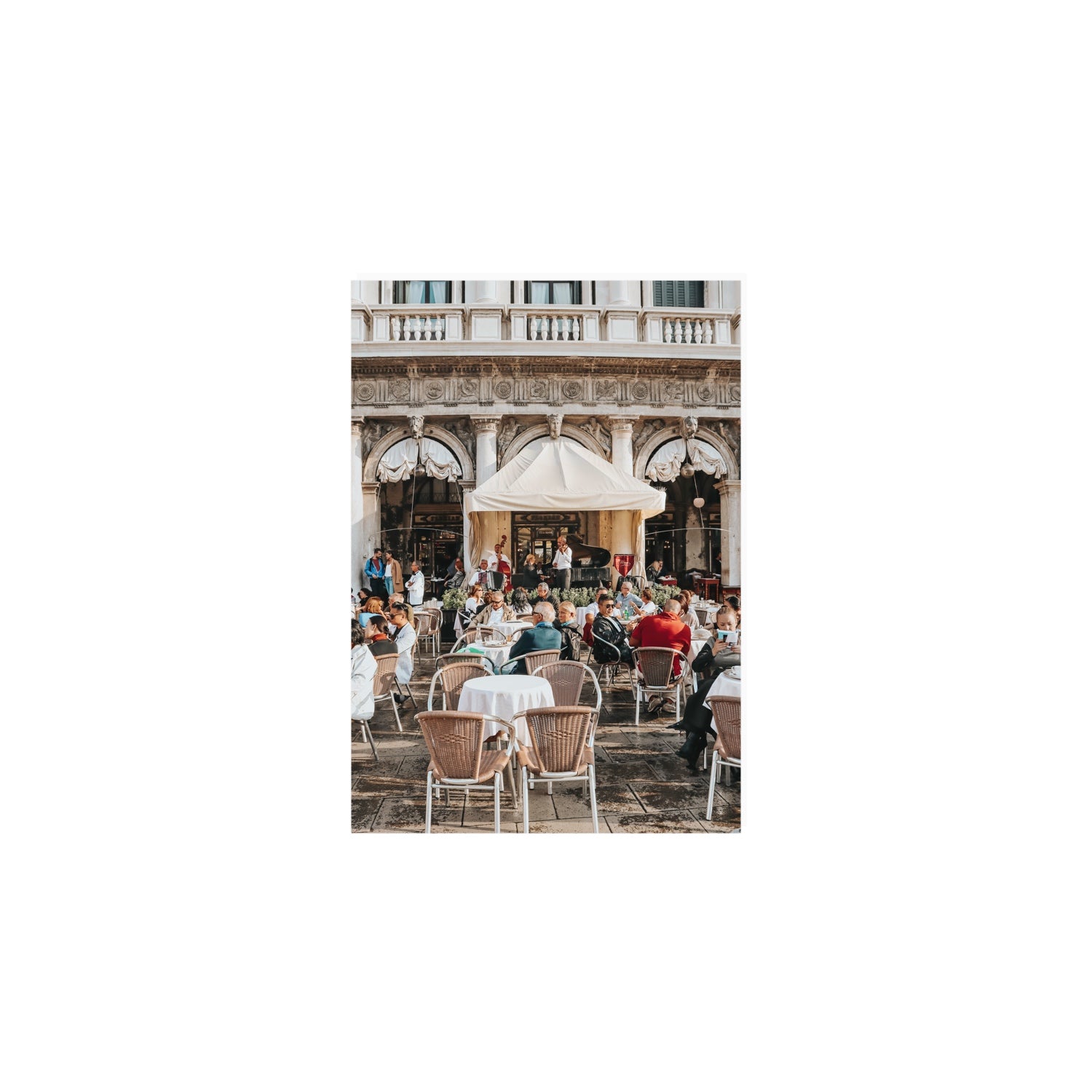 Piazza San Marco Venice Italian wall art A5, 21 x 14.8 cm unframed fine art print