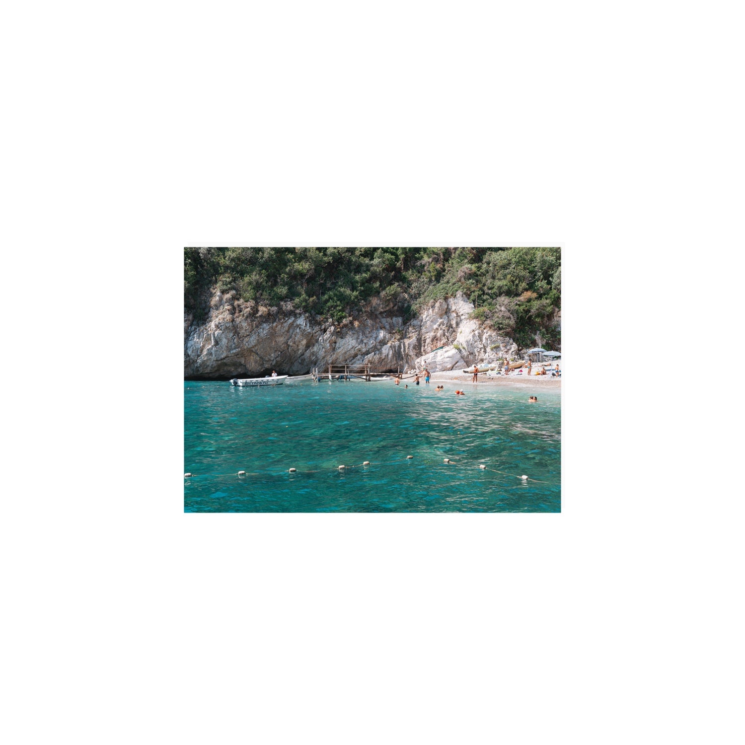 Azure Abyss Nerano wall art A5, 21 x 14.8 cm unframed fine art print