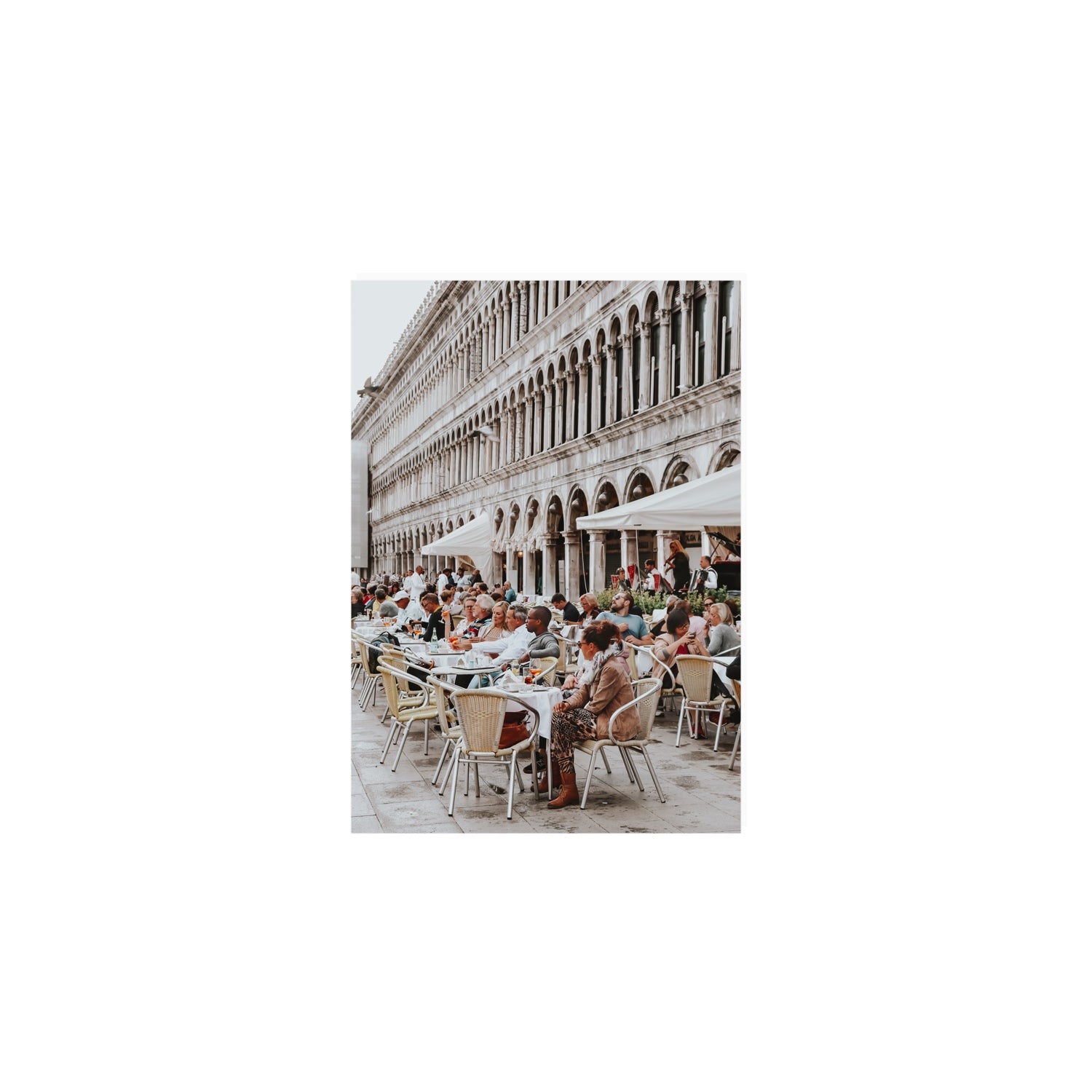 Lunchbreak Venice Italian wall art A5, 21 x 14.8 cm unframed fine art print