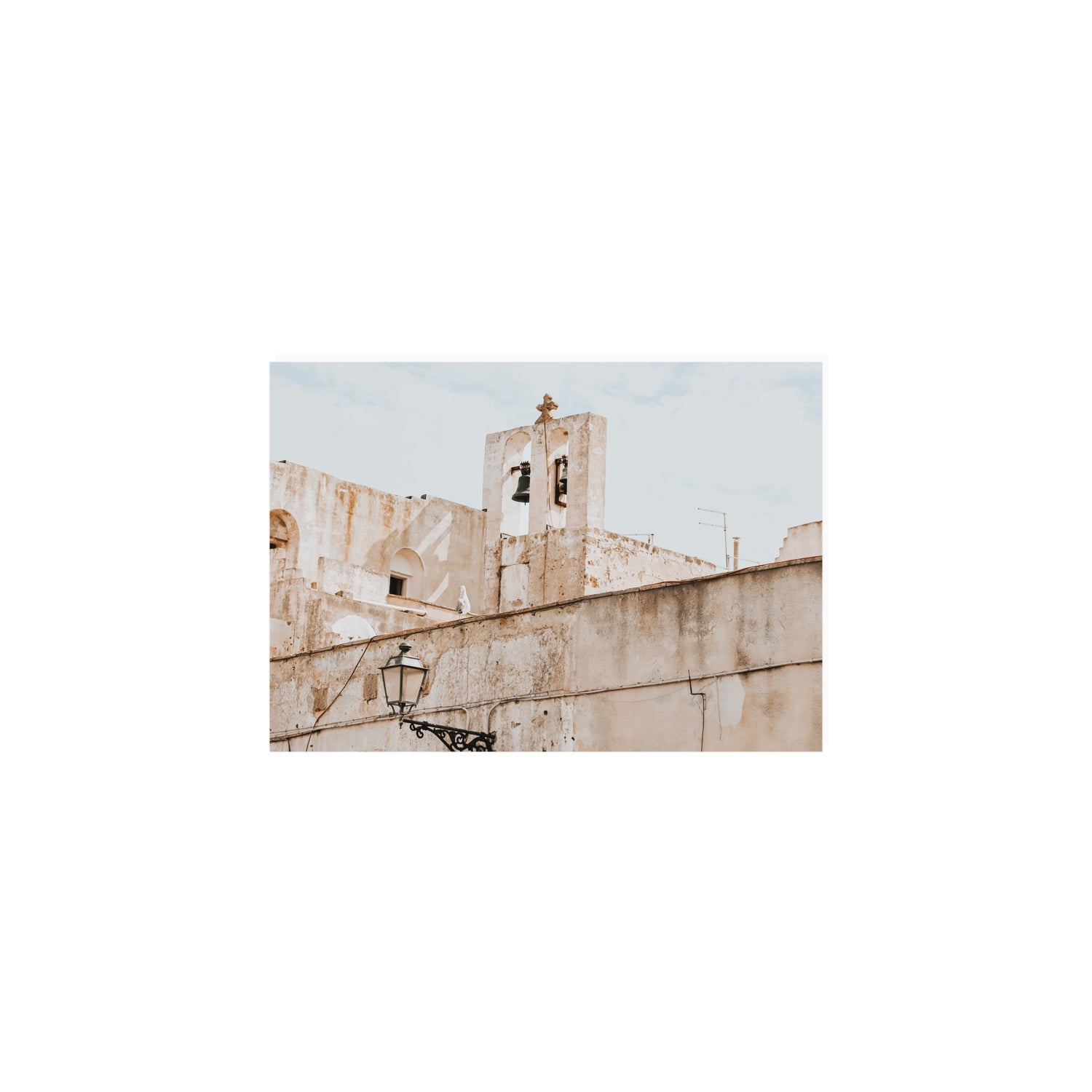 Ancient Bells Puglia Gallipoli Italian wall art A5, 21 x 14.8 cm unframed fine art print