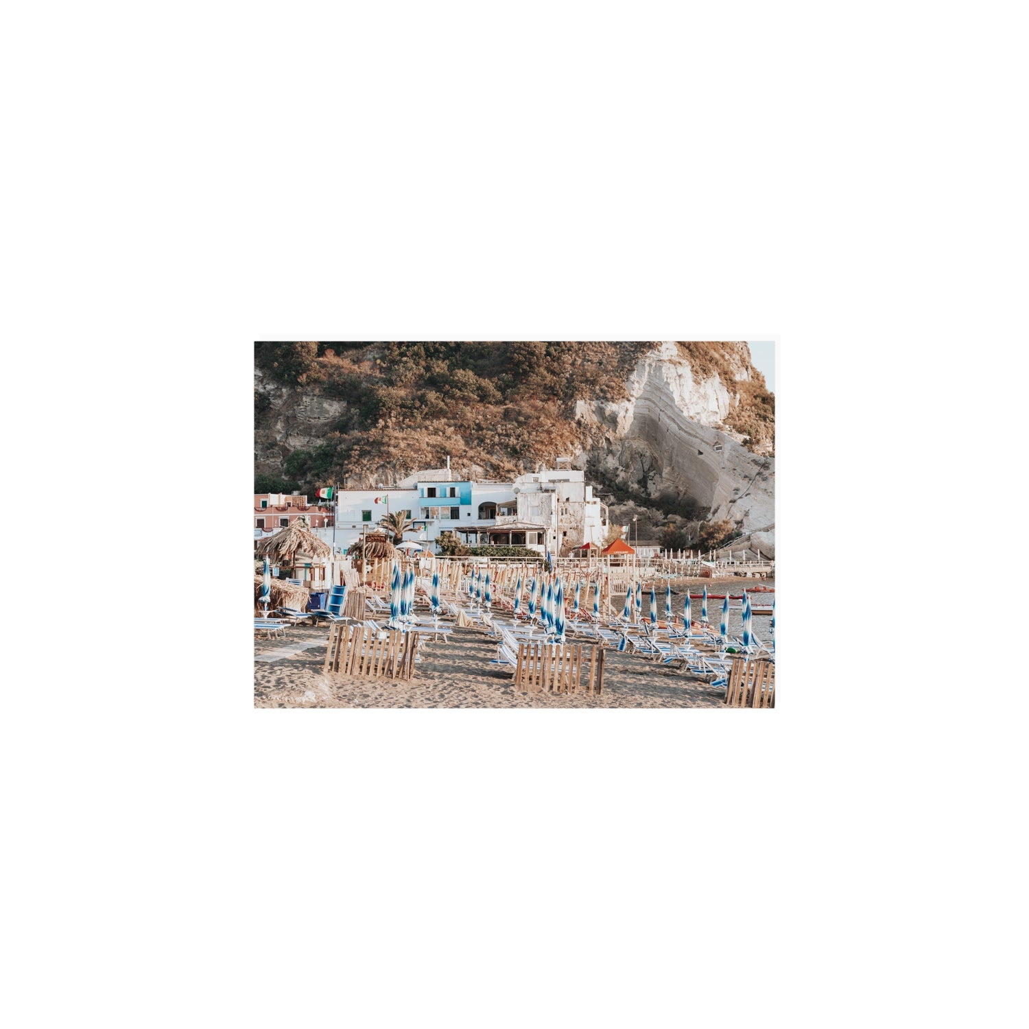 Sant' Angelo Ischia Italian coastal wall art A5, 21 x 14.8 cm unframed fine art print