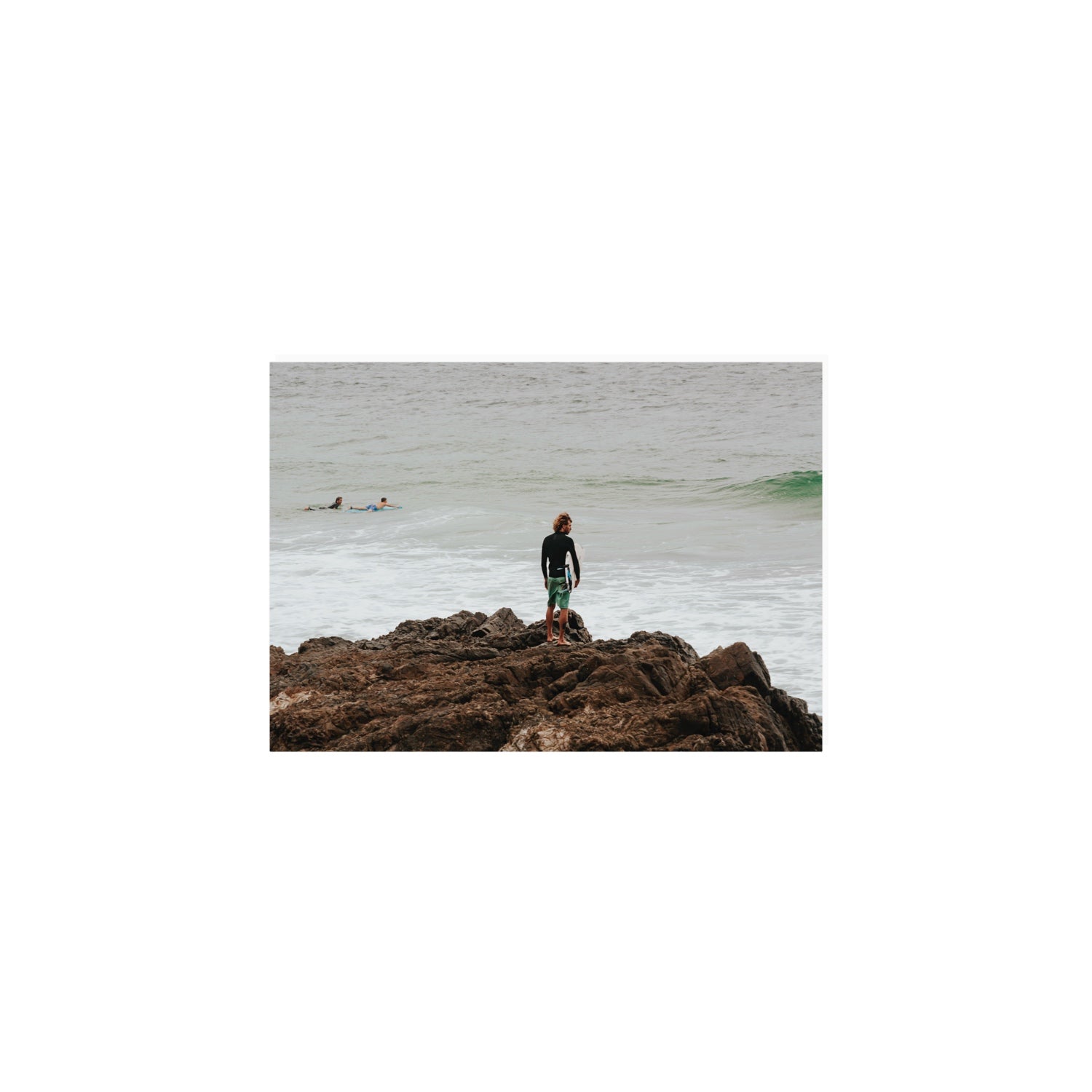 Let The Sea Set You Free Byron Bay Surf wall art A5, 21 x 14.8 cm unframed fine art print