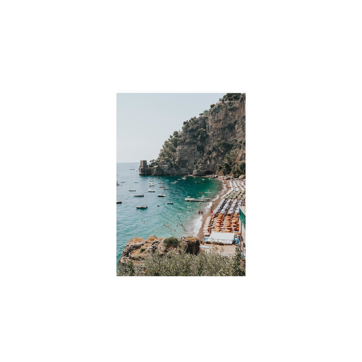 Baia dei Sogni fine art print, Positano, Italy, A5 · 21 x 14.8 cm, Unframed, Fine Art Print