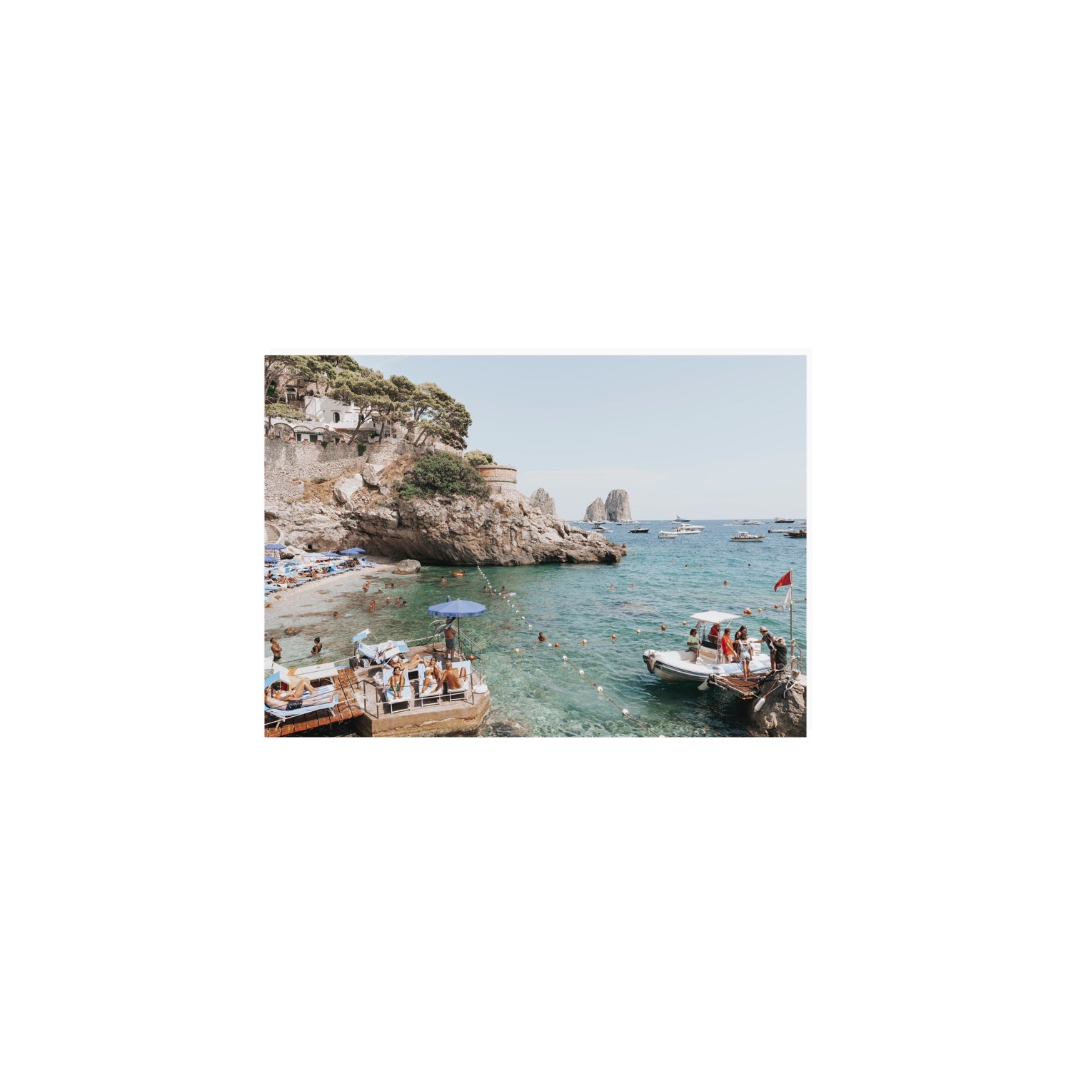 Torre Saracena fine art print, Capri, Italy, A5 · 21 x 14.8 cm, Unframed, Fine Art Print