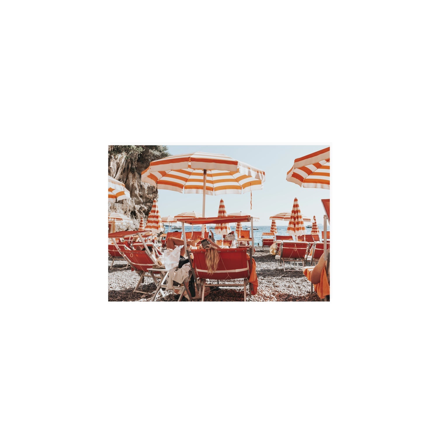 Digital Dreamer fine art print, Positano, Italy, A5 · 21 x 14.8 cm, Unframed, Fine Art Print