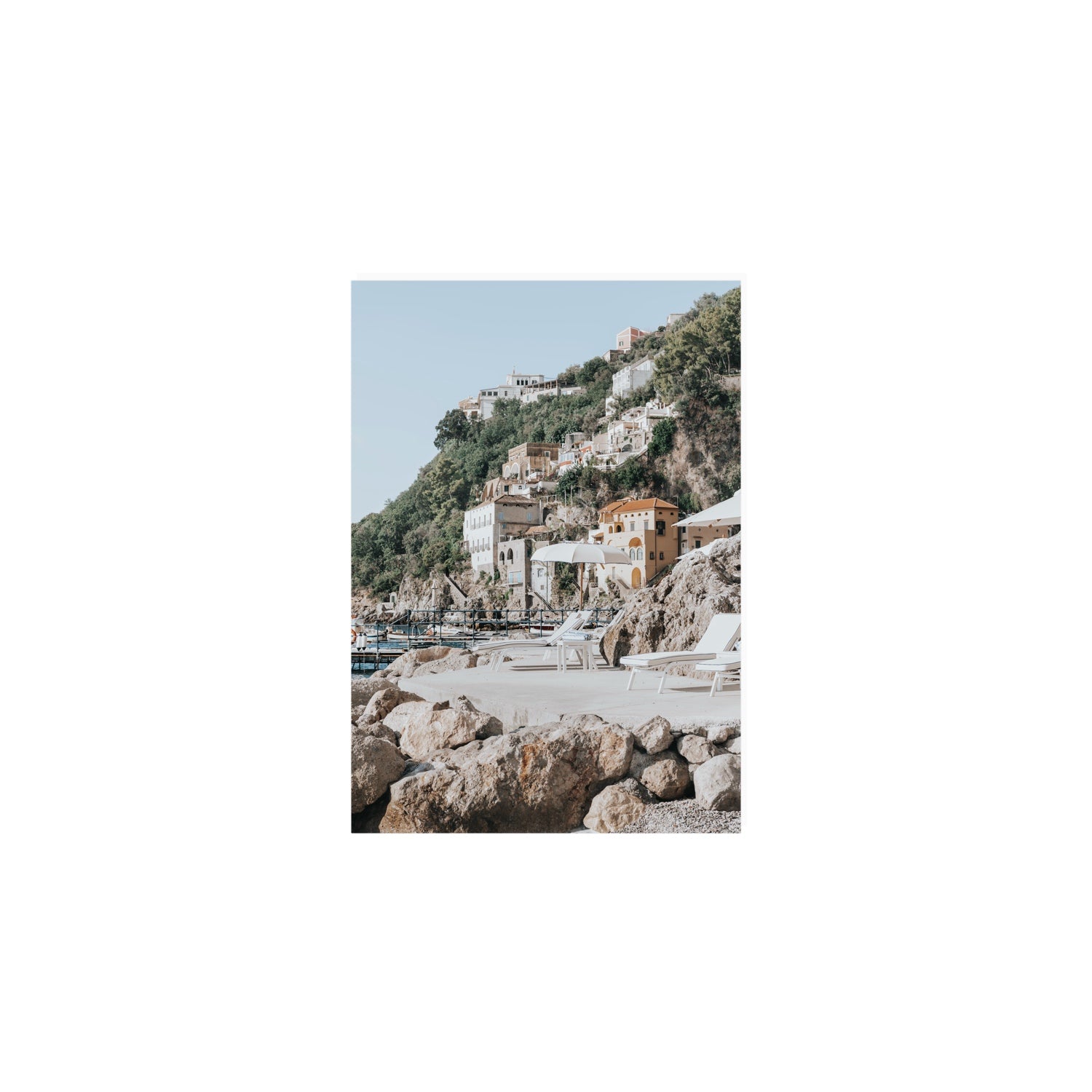Dolce Coast Amalfi travel photography wall art A5 21 x 14.8 cm unframed fine art print