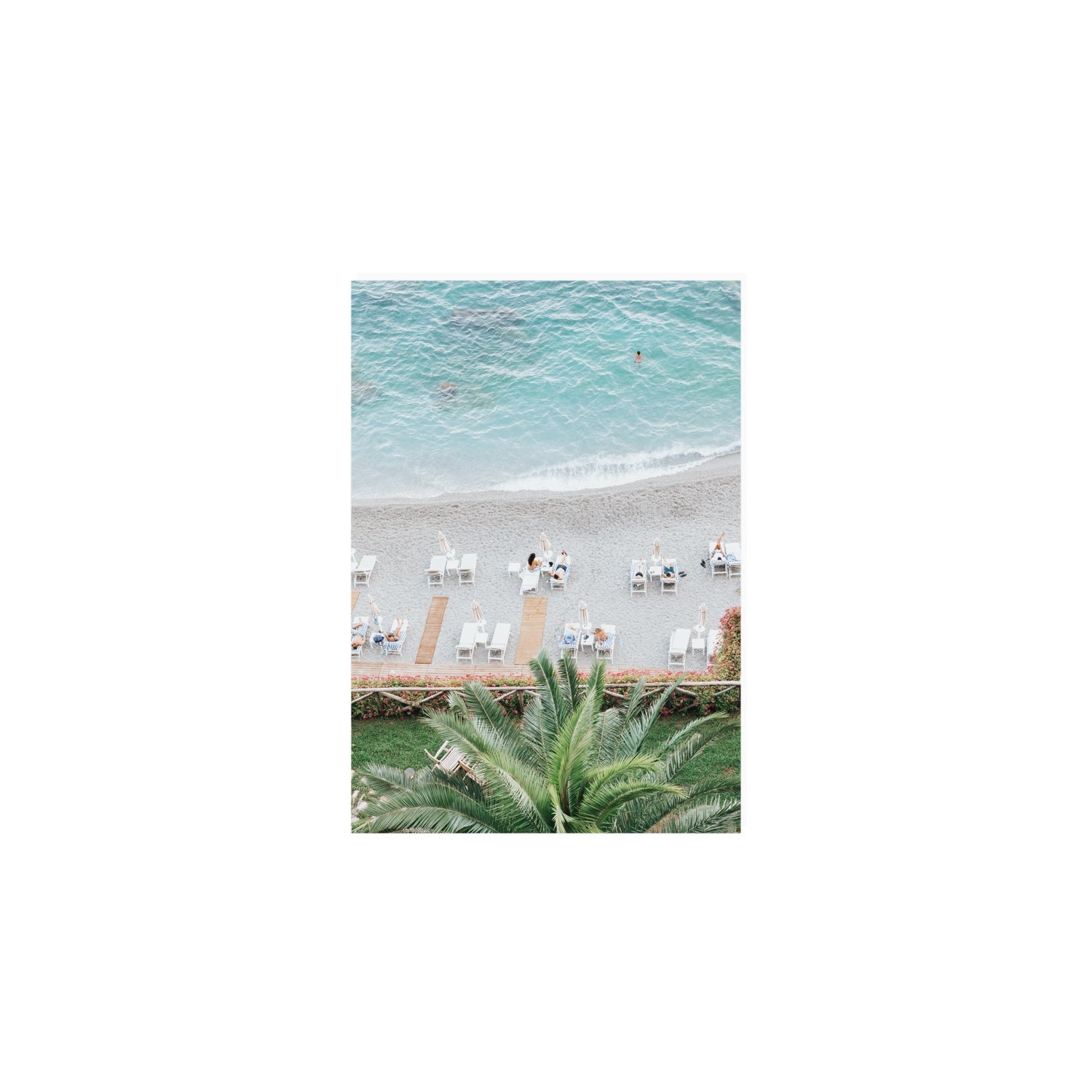 Paradiso Amalfi Mediterranean wall art A5, 21 x 14.8 cm unframed fine art print