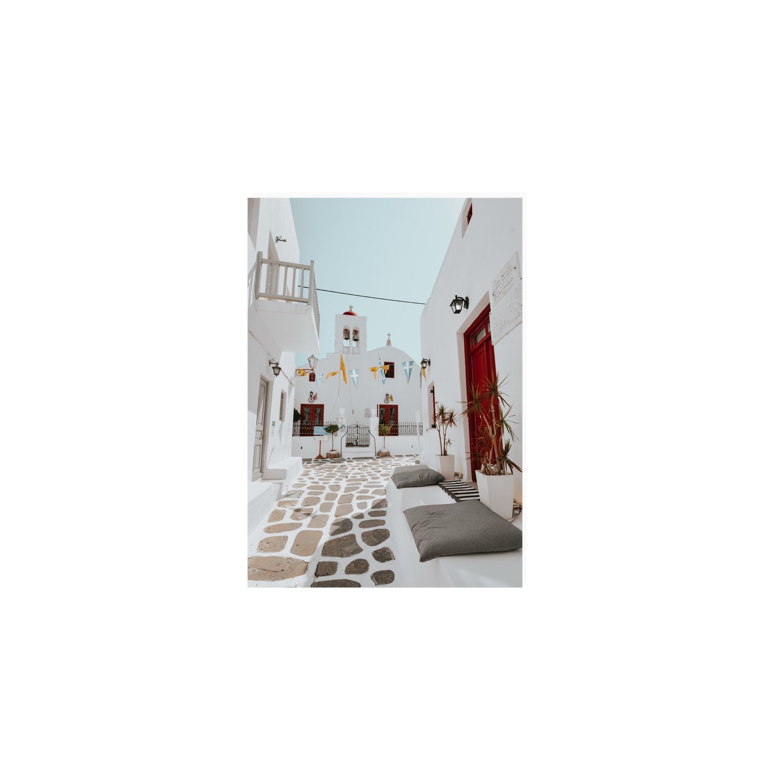 Cycladic Charm fine art print, Mykonos, Greece, A5 · 21 x 14.8 cm, Unframed, Fine Art Print