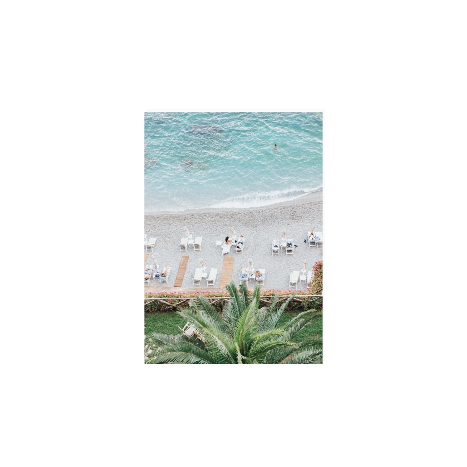 Paradiso Amalfi Mediterranean wall art A4, 29.7 x 21 cm unframed fine art print