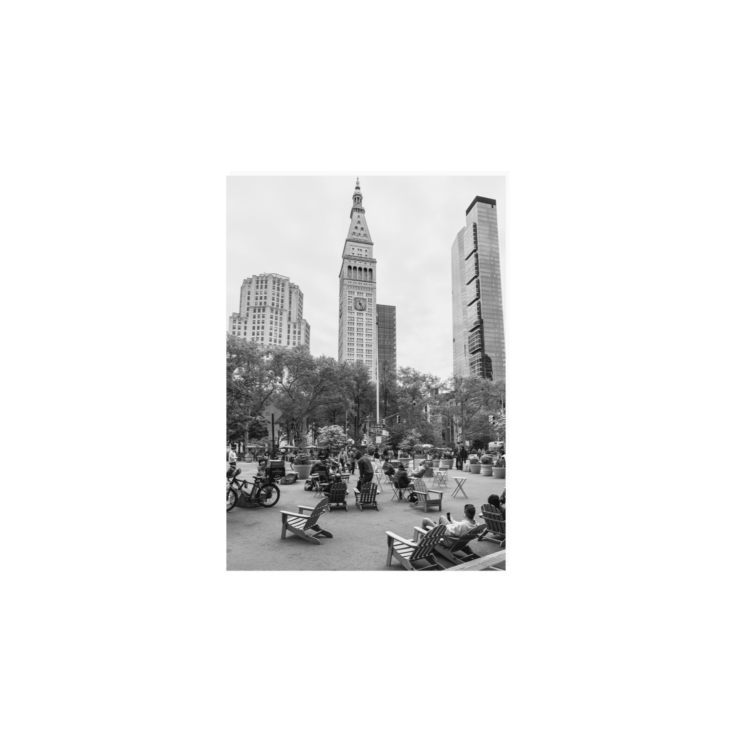 Timeless New York New York NYC Black & White wall art A4, 29.7 x 21 cm unframed fine art print