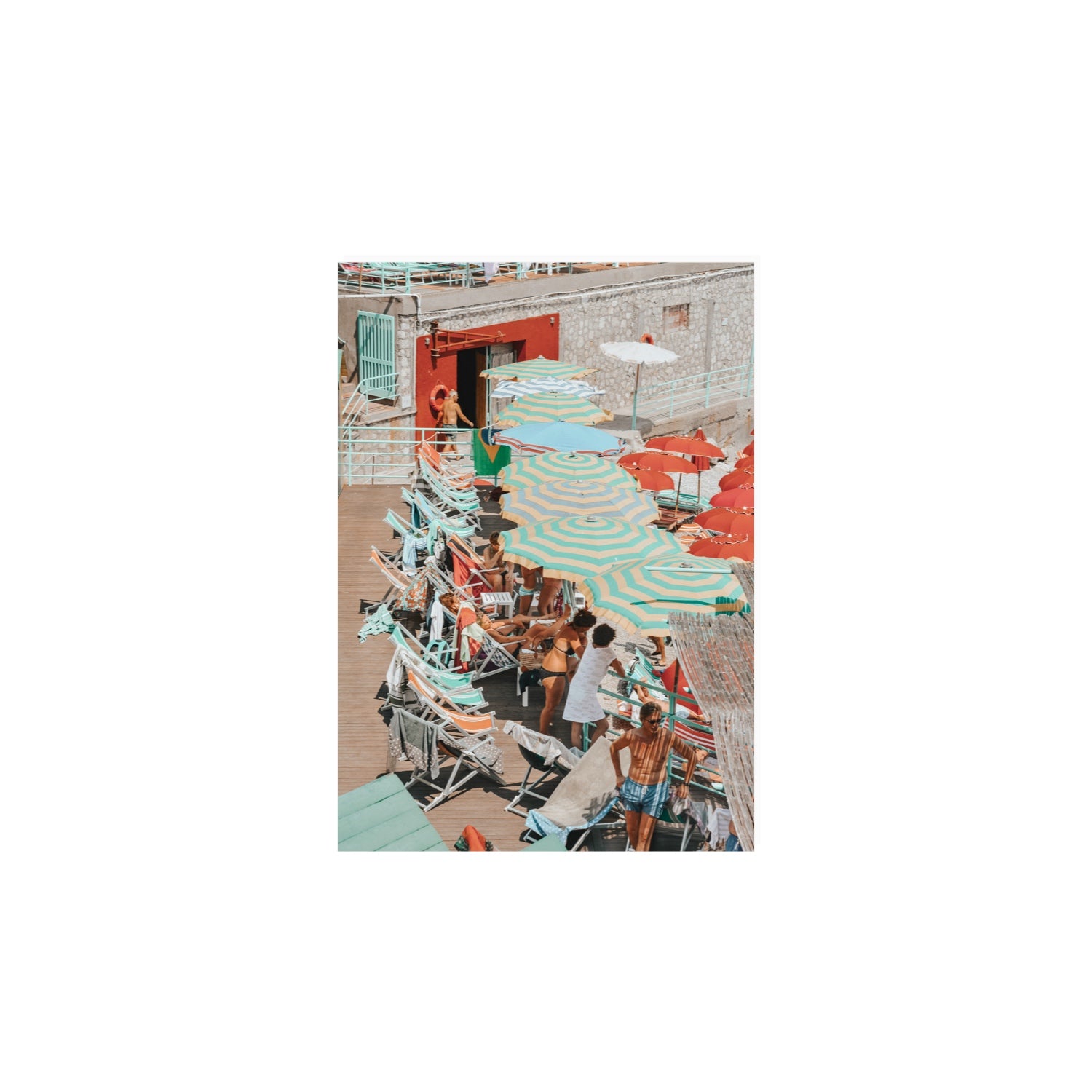 Colourful Canopy fine art print, Capri, Italy, A4 · 29.7 x 21 cm, Unframed, Fine Art Print