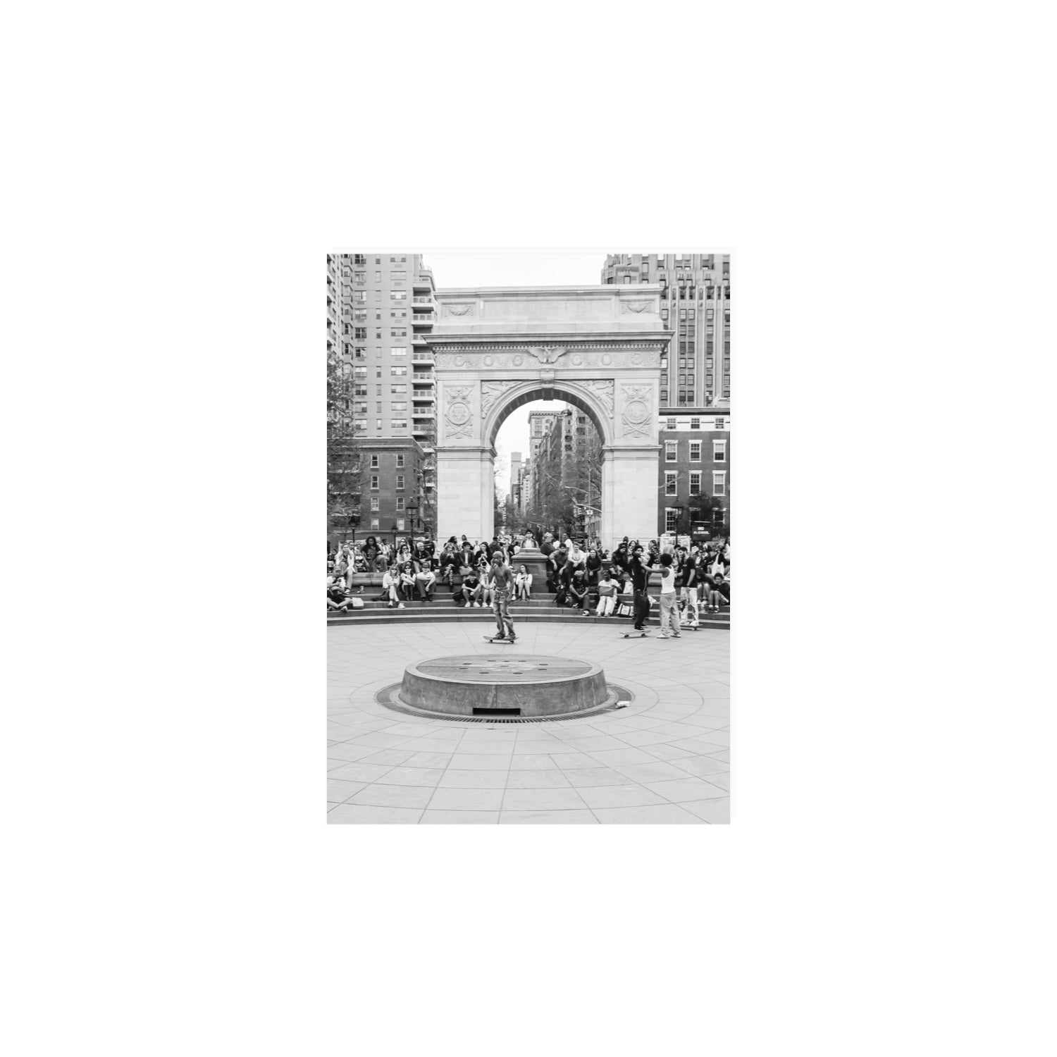 Concrete Conqueror New York NYC Skateboard wall art A4, 29.7 x 21 cm unframed fine art print