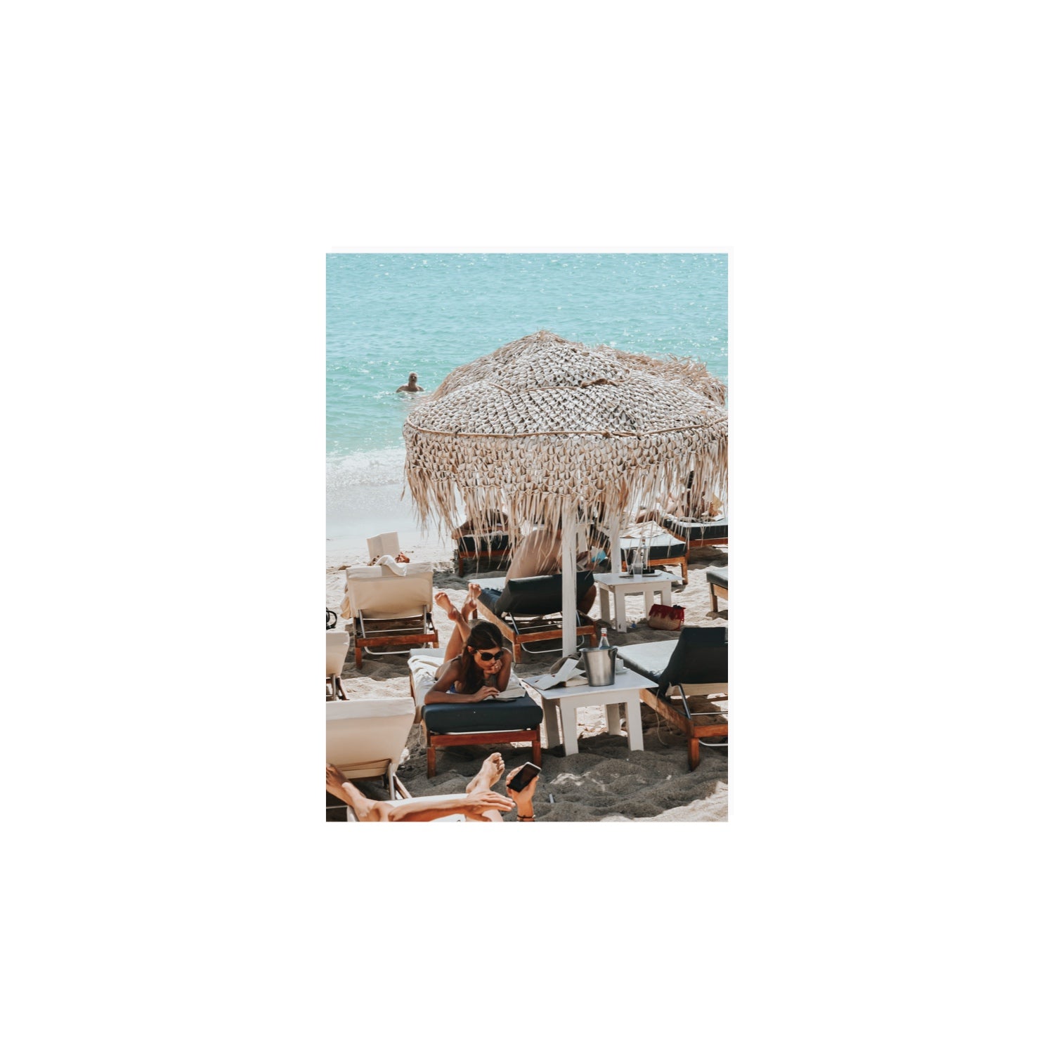 In The Zone Mykonos Greek island wall art A4, 29.7 x 21 cm unframed fine art print