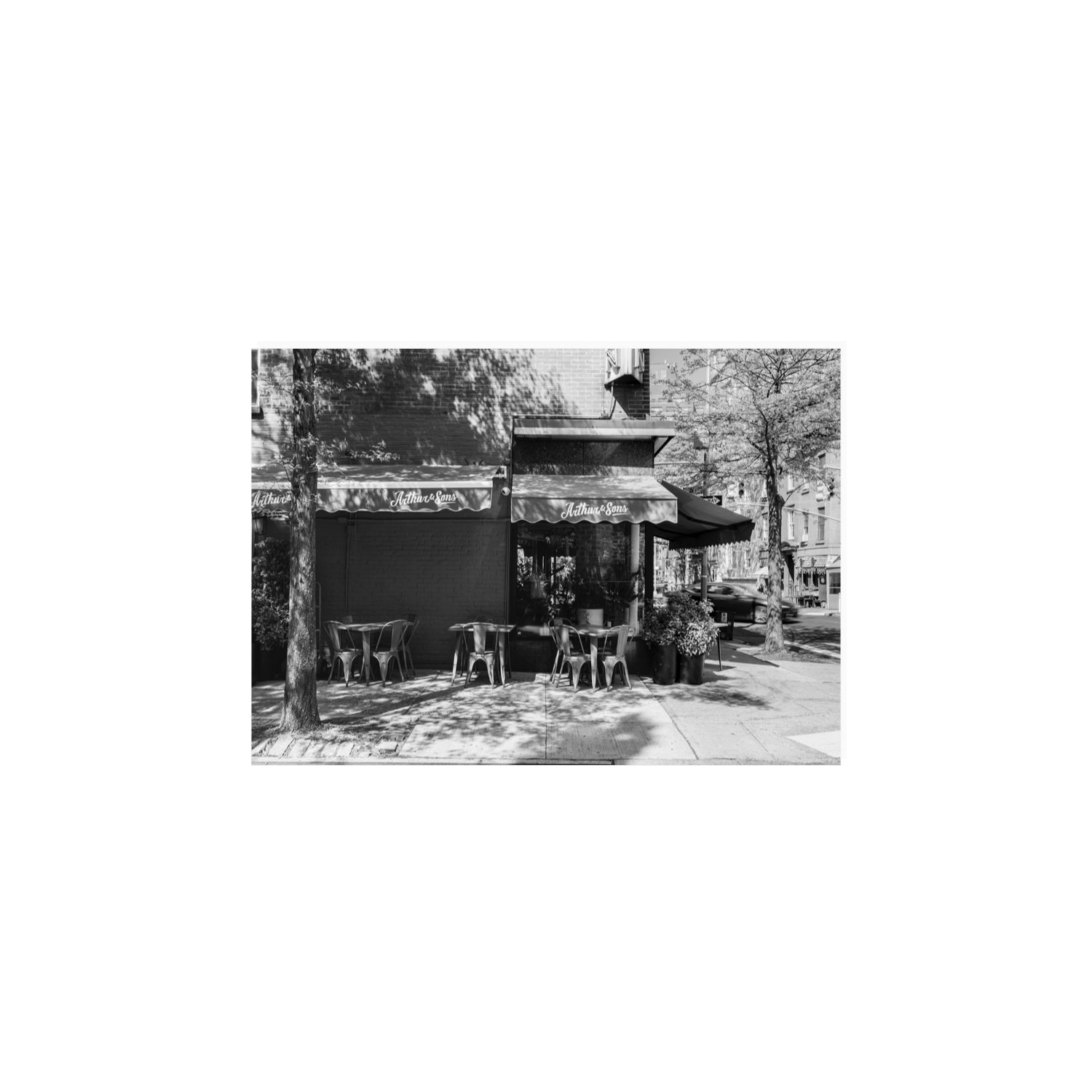 Arthur's Corner New York NYC Restaurant wall art A4, 29.7 x 21 cm unframed fine art print