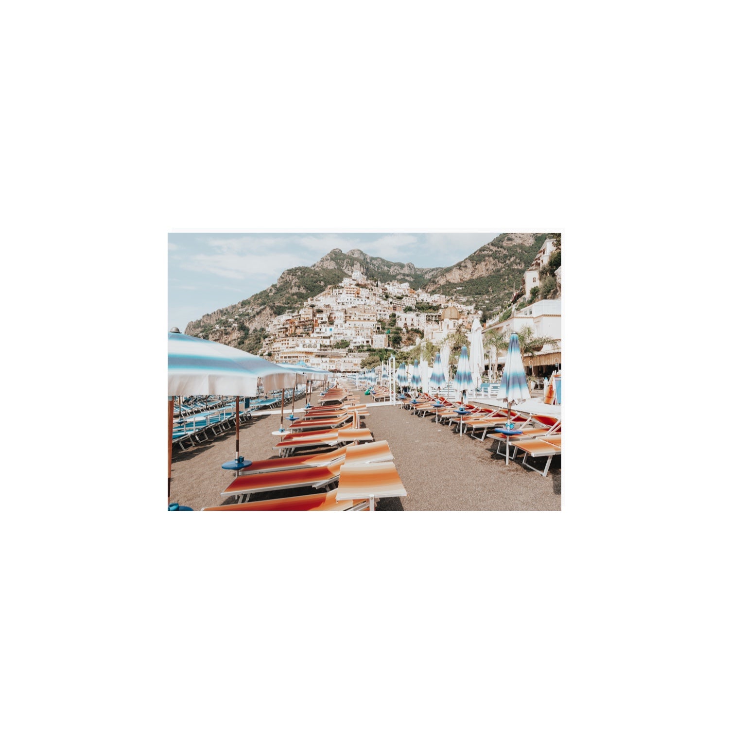 Spiaggia Grande fine art print, Positano, Italy, A4 · 29.7 x 21 cm, Unframed, Fine Art Print