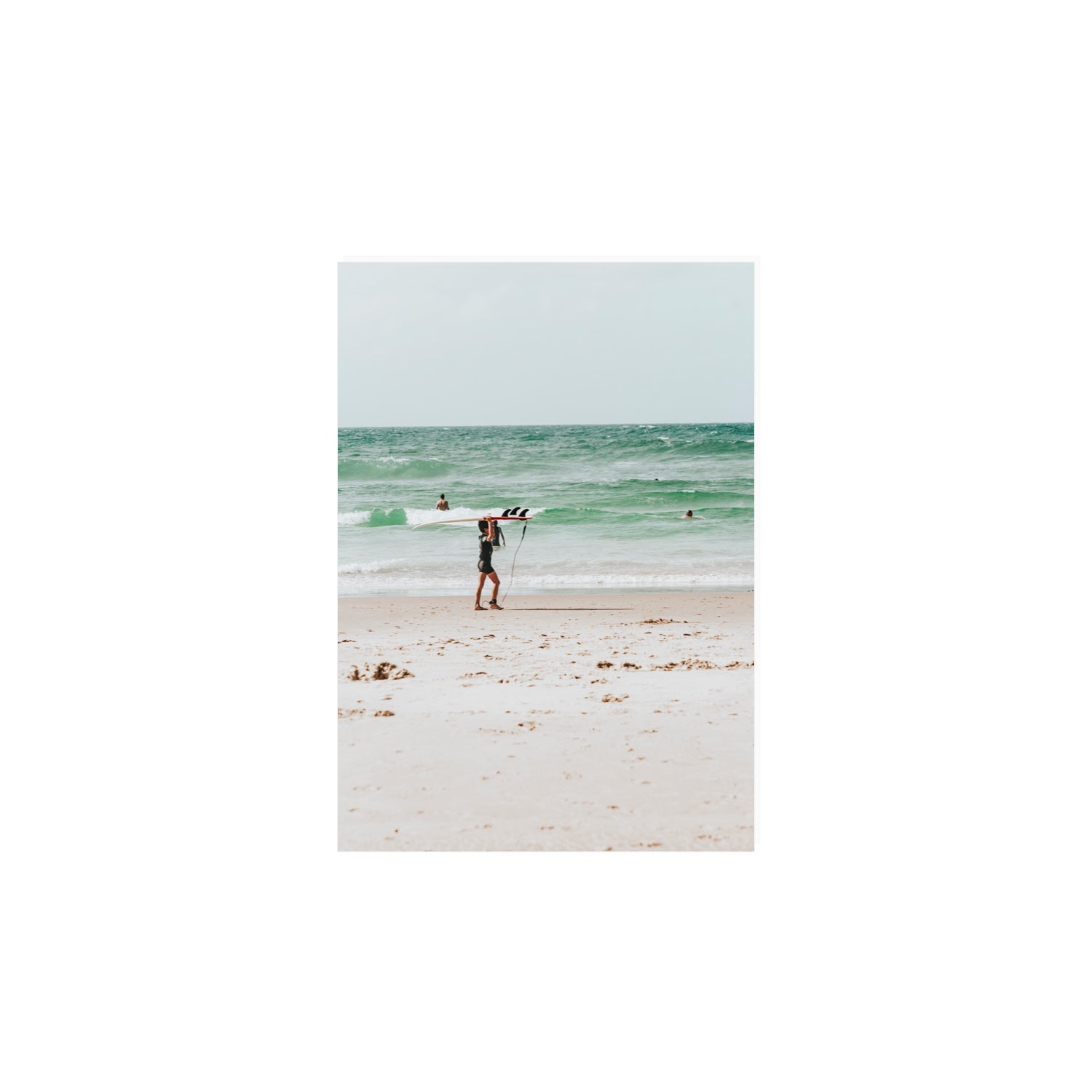 Grommet Byron Bay Surf coastal wall art A4, 29.7 x 21 cm unframed fine art print