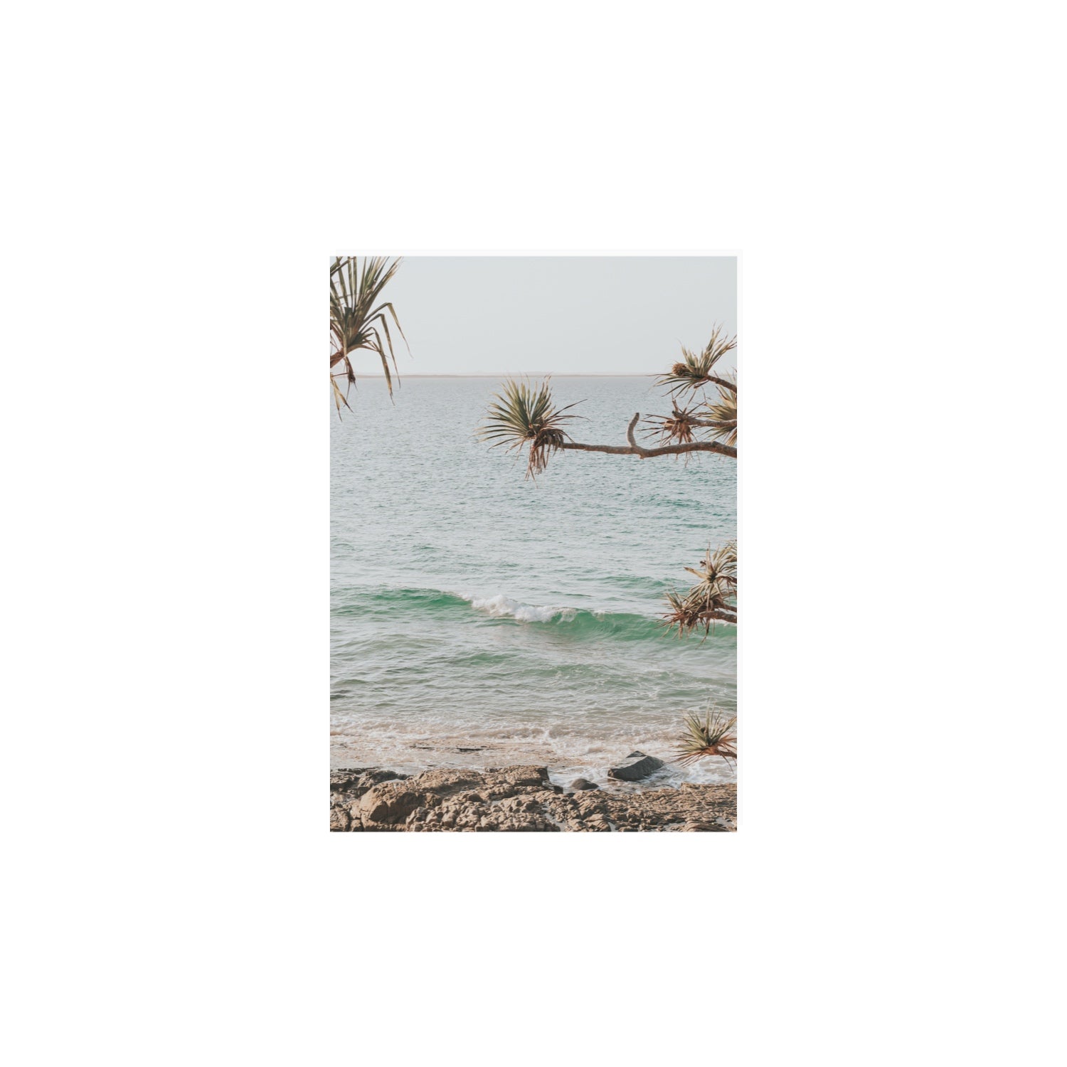 Good Vibrations fine art print, Noosa, Australia, coastal scenes artwork, A4 · 29.7 x 21 cm, Unframed, Fine Art Print